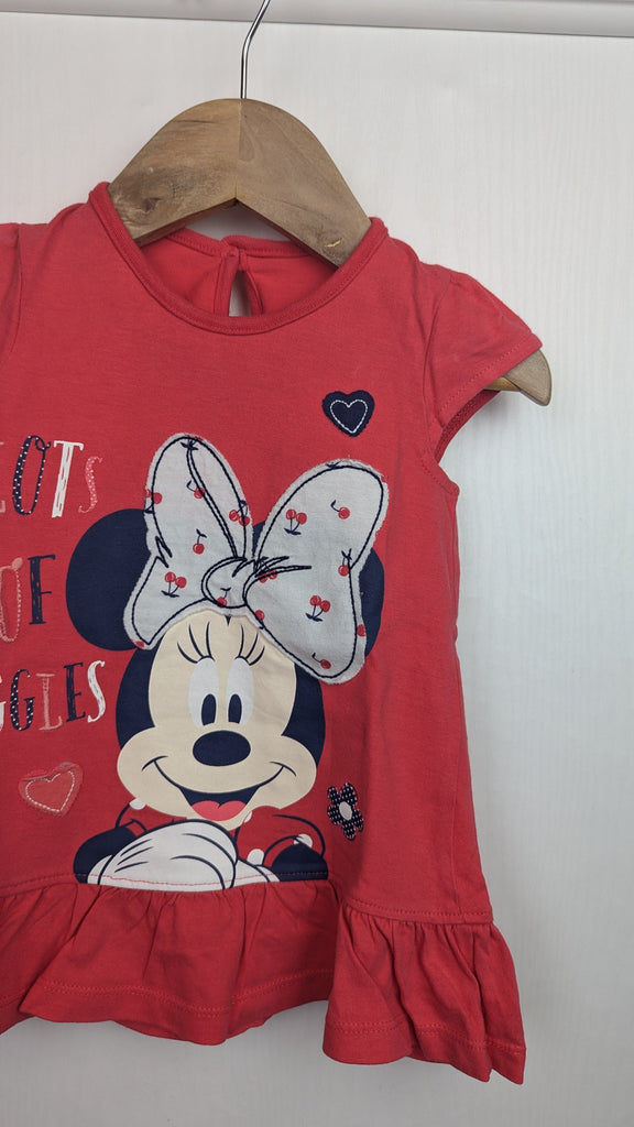 George @ Disney Minnie Mouse Top - Girls 12-18 Months Little Ones Preloved Used, Preloved, Preworn & Second Hand Baby, Kids & Children's Clothing UK Online. Cheap affordable. Brands including Next, Joules, Nutmeg Morrisons, TU, F&F, H&M.