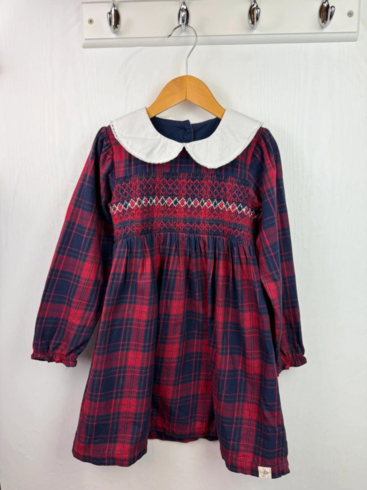 George Billie Faiers Plaid Shirred Dress - Girls 5 - 6 Years - Little Ones Preloved. Second Hand Children's & Preloved Baby, Kids, Girls & Boys Clothes. UK online