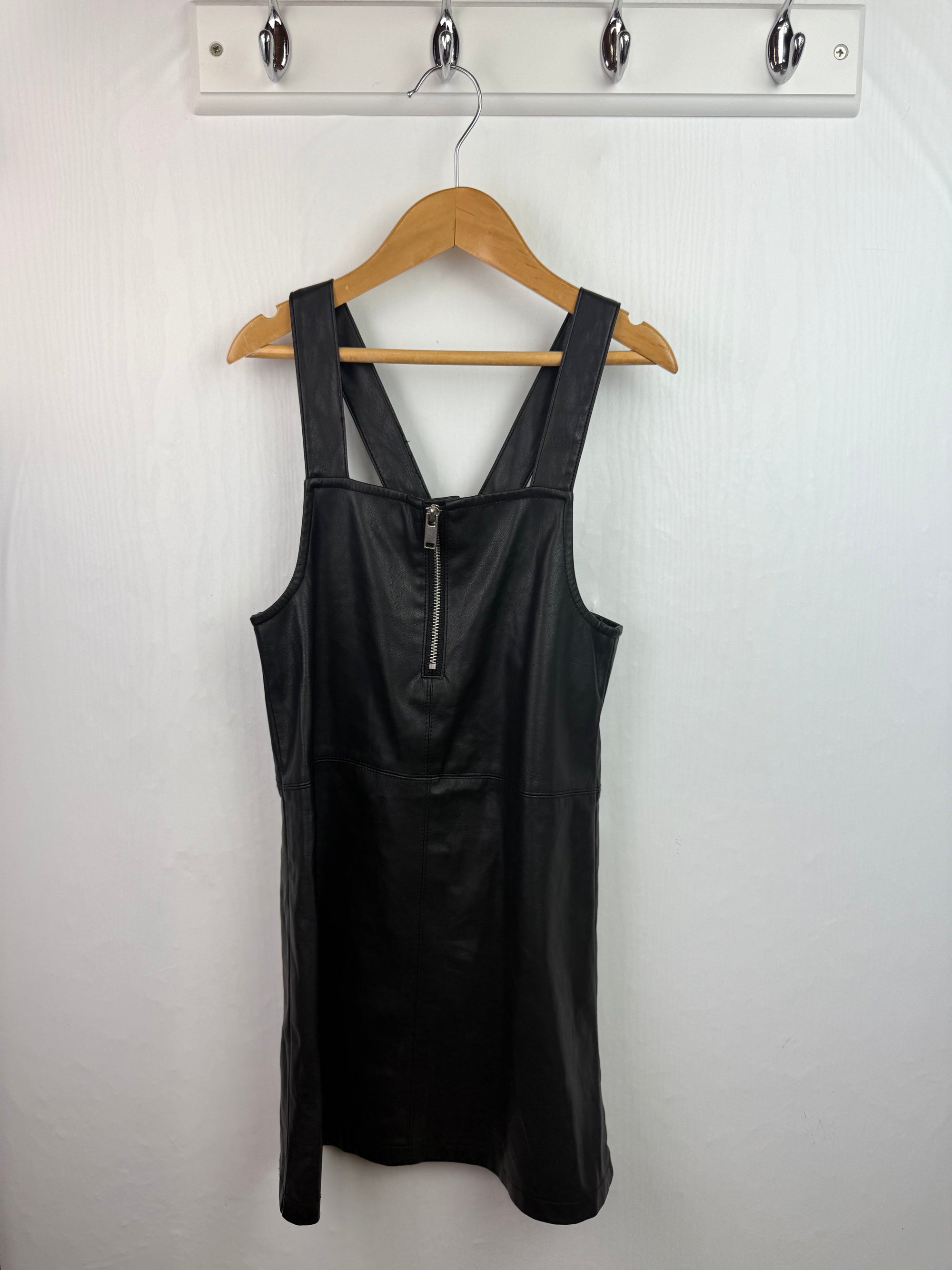 George Black Pleather Dress - Girls 7 - 8 Years - Little Ones Preloved. Second Hand Children's & Preloved Baby, Kids, Girls & Boys Clothes. UK online