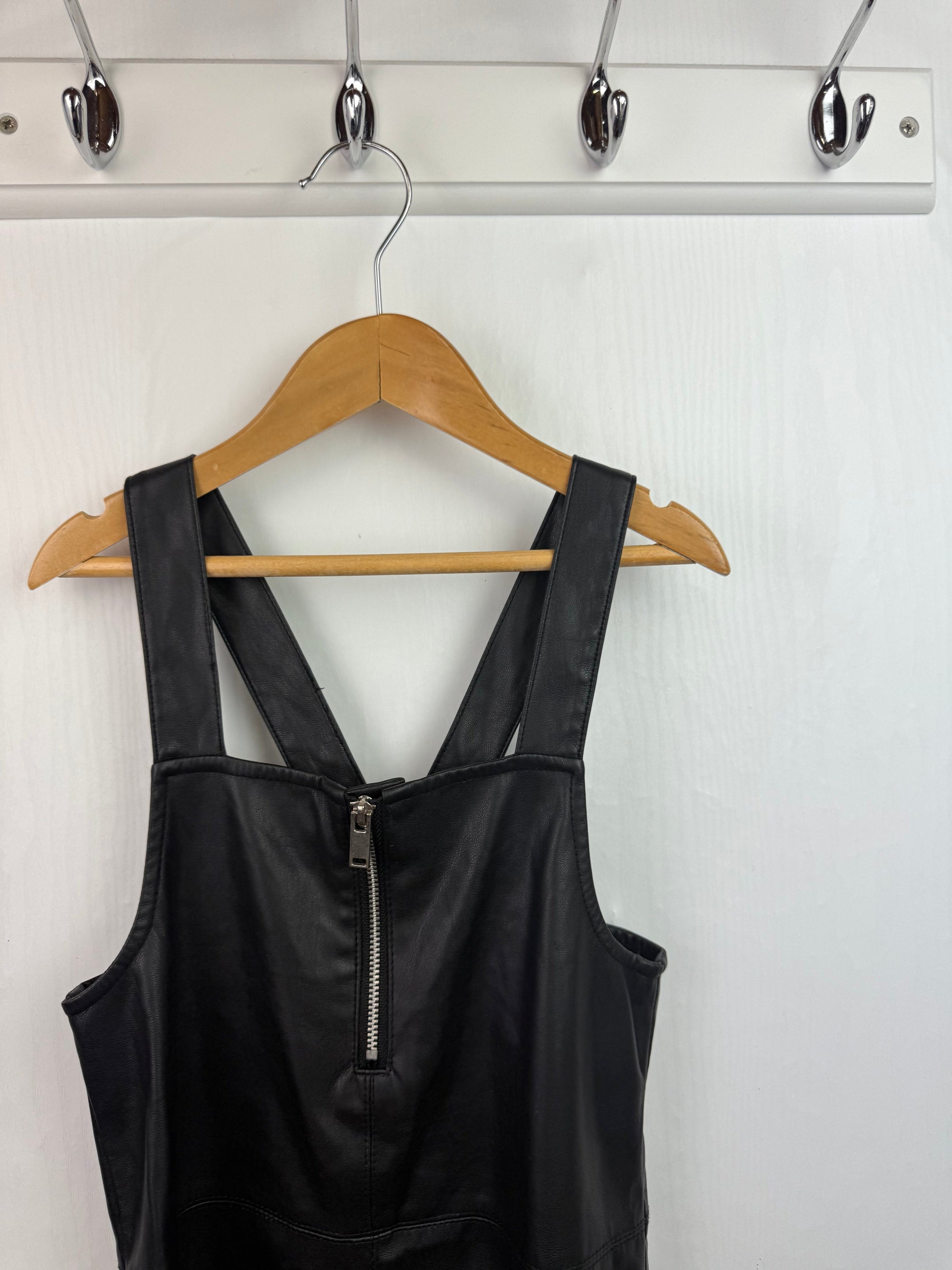 George Black Pleather Dress - Girls 7 - 8 Years - Little Ones Preloved. Second Hand Children's & Preloved Baby, Kids, Girls & Boys Clothes. UK online