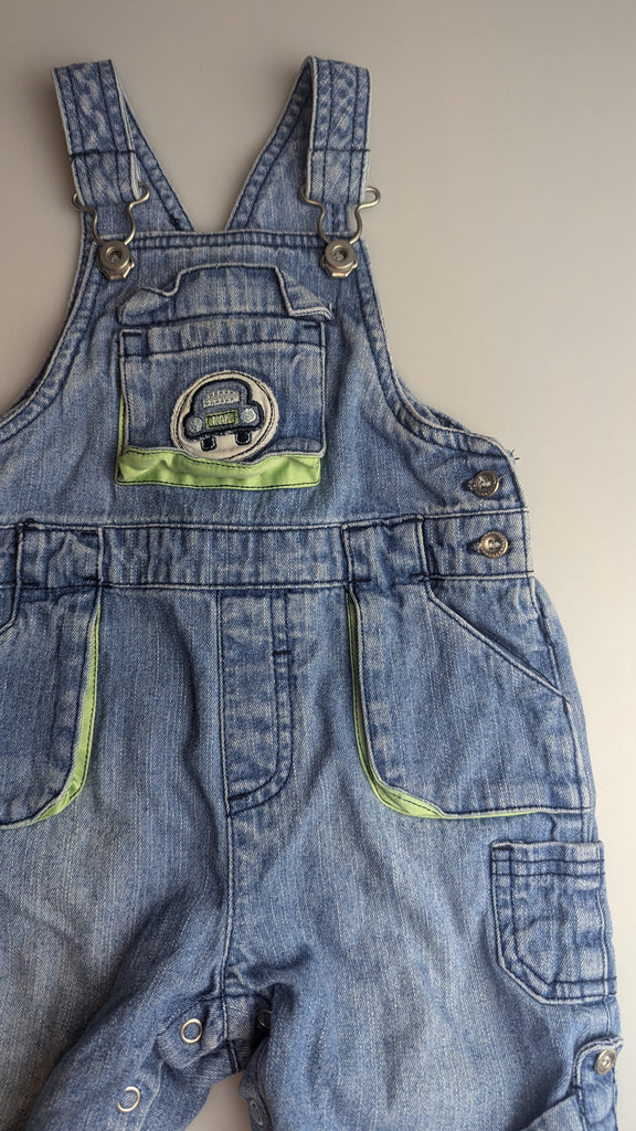 George Blue Denim Dungarees - Boys 9-12 Months George Used, Preloved, Preworn & Second Hand Baby, Kids & Children's Clothing UK Online. Cheap affordable. Brands including Next, Joules, Nutmeg Morrisons, TU, F&F, H&M.