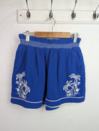 George Blue Floral Shorts - Girls 10 - 11 Years - Little Ones Preloved. Second Hand Children's & Preloved Baby, Kids, Girls & Boys Clothes. UK online