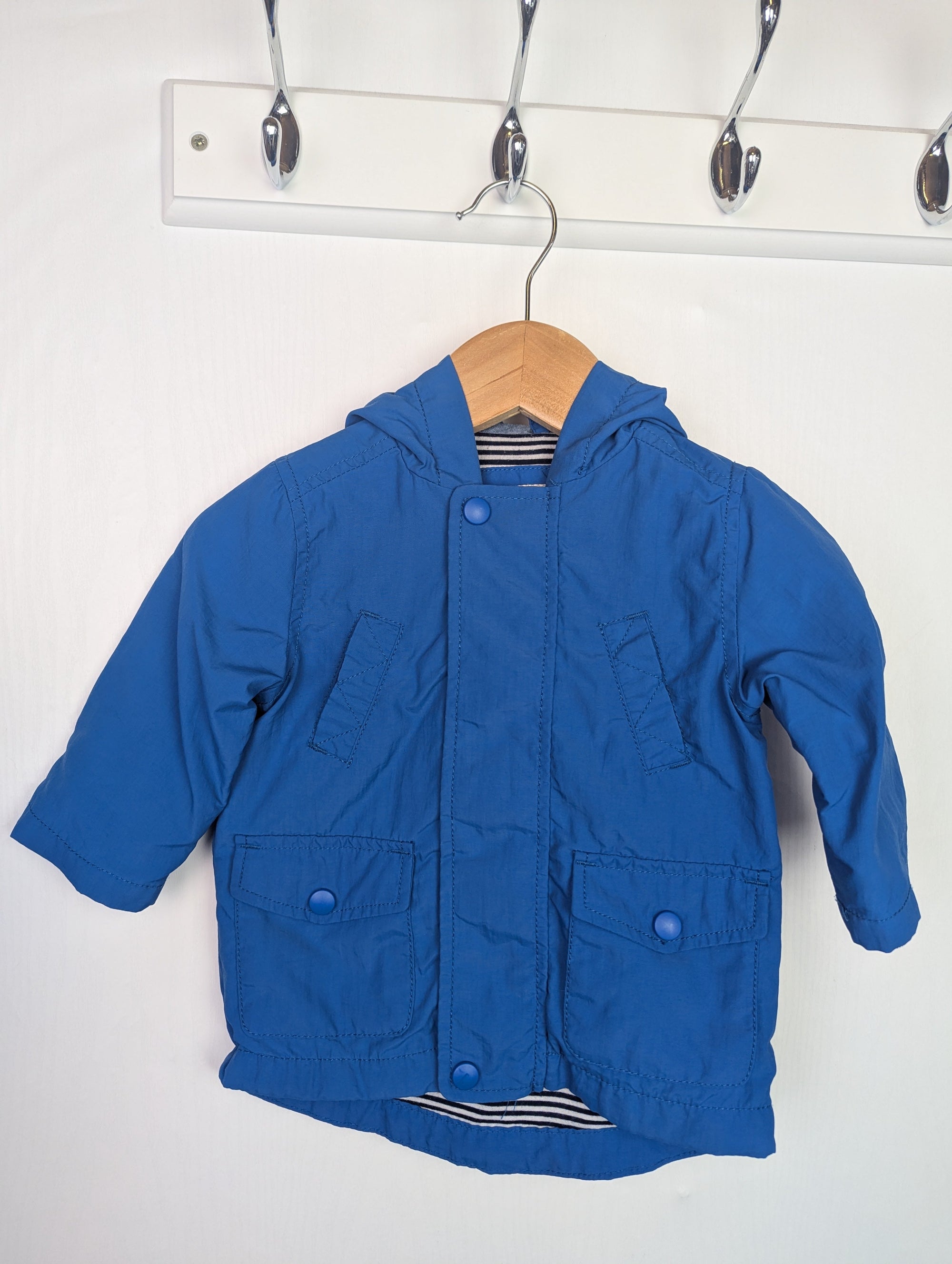 George Blue Jacket - Boys 3 - 6 Months - Little Ones Preloved. Second Hand Children's & Preloved Baby, Kids, Girls & Boys Clothes. UK online