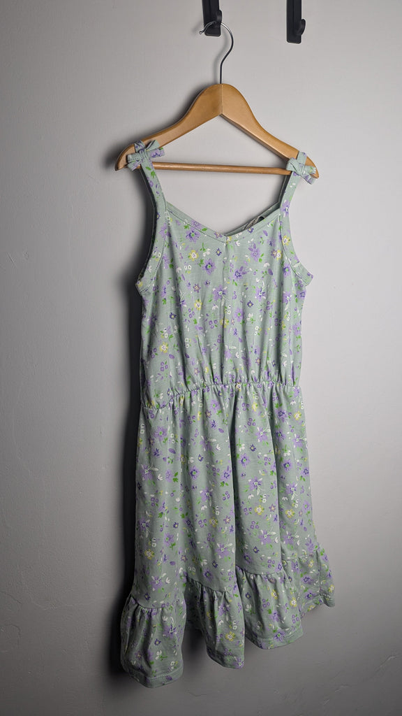 George Blue & Purple Floral Dress - Girls 10-11 Years Little Ones Preloved Used, Preloved, Preworn & Second Hand Baby, Kids & Children's Clothing UK Online. Cheap affordable. Brands including Next, Joules, Nutmeg Morrisons, TU, F&F, H&M.