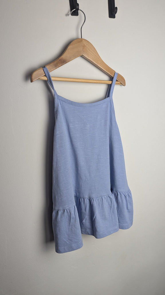 George Blue Sleeveless Top - Girls 9-10 Years Little Ones Preloved Used, Preloved, Preworn Baby, Girls & Boys Clothes. Kids & Children's second hand Clothing UK Online. Cheap affordable. Brands including Next, Joules, Nutmeg Morrisons, TU, F&F, H&M.