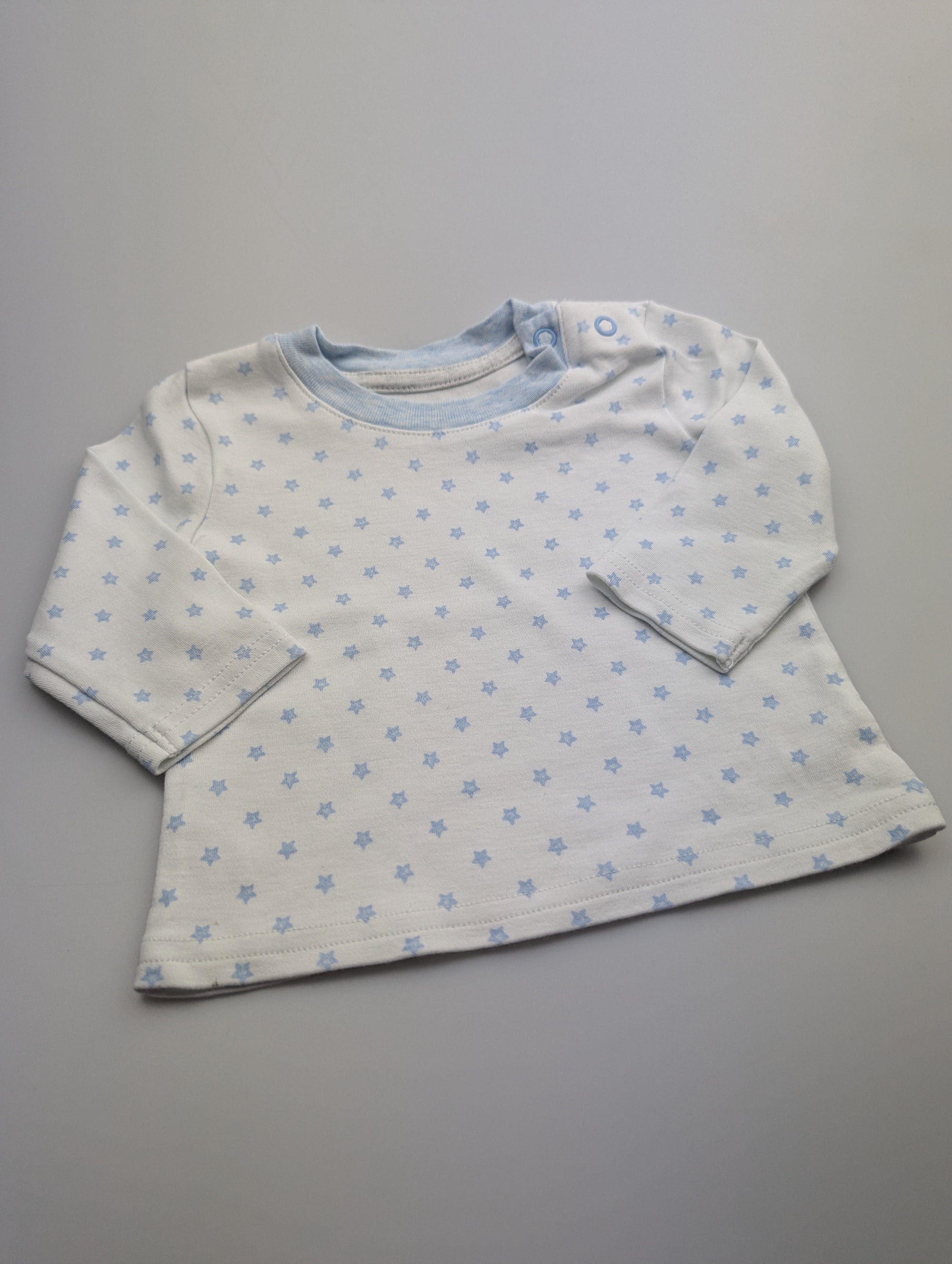 George Blue Star Top - Boys 0 - 3 Months - Little Ones Preloved. Second Hand Children's & Preloved Baby, Kids, Girls & Boys Clothes. UK online