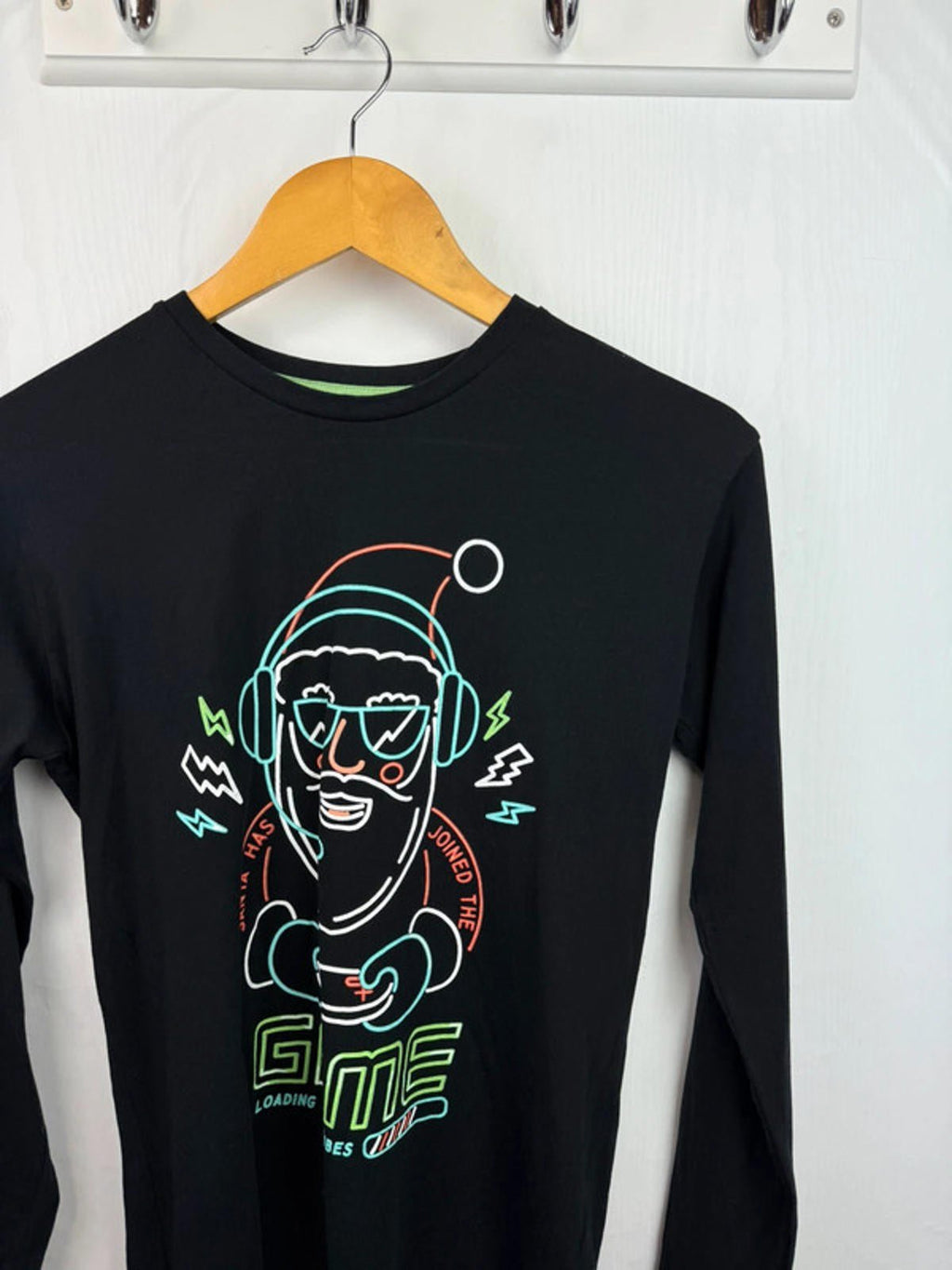 George Christmas Long Sleeve Top - Boys 14 - 15 Years - Little Ones Preloved. Second Hand Children's & Preloved Baby, Kids, Girls & Boys Clothes. UK online