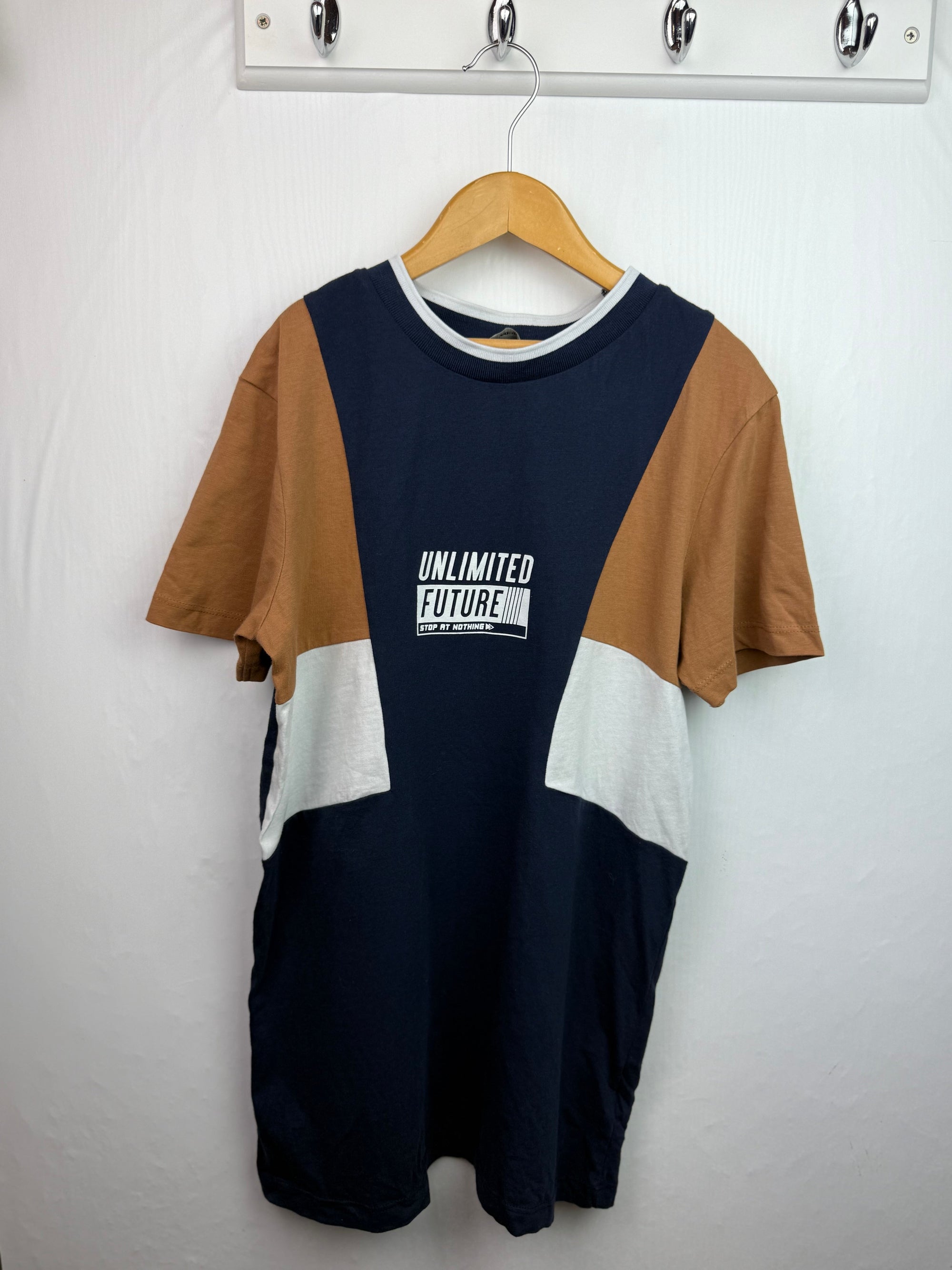 George Colour Block Short Sleeve Shirt - Boys 11 - 12 Years - Little Ones Preloved. Second Hand Children's & Preloved Baby, Kids, Girls & Boys Clothes. UK online