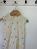 George Cream Spotty Romper - Baby Girls 9 - 12 Months - Little Ones Preloved. Second Hand Children's & Preloved Baby, Kids, Girls & Boys Clothes. UK online