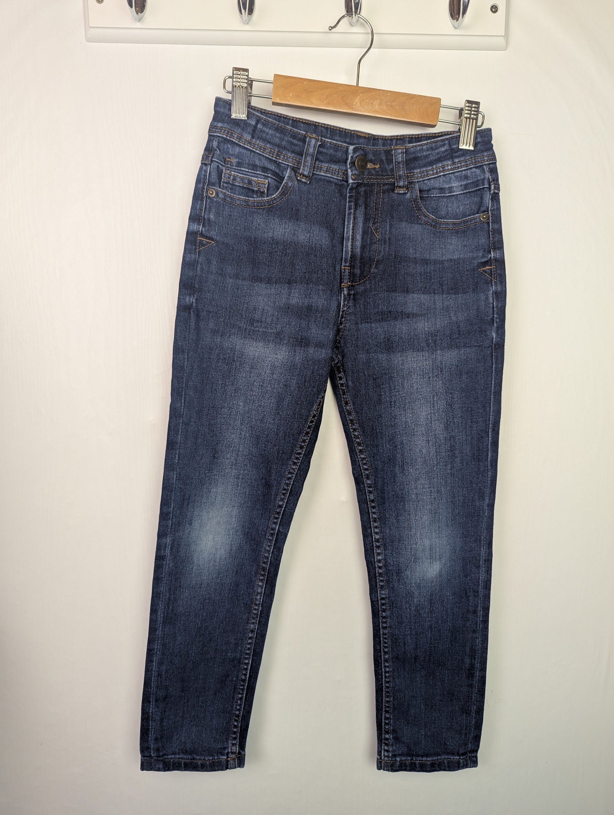 George Dark Blue Denin Jeans - Boys 7 - 8 Years - Little Ones Preloved. Second Hand Children's & Preloved Baby, Kids, Girls & Boys Clothes. UK online