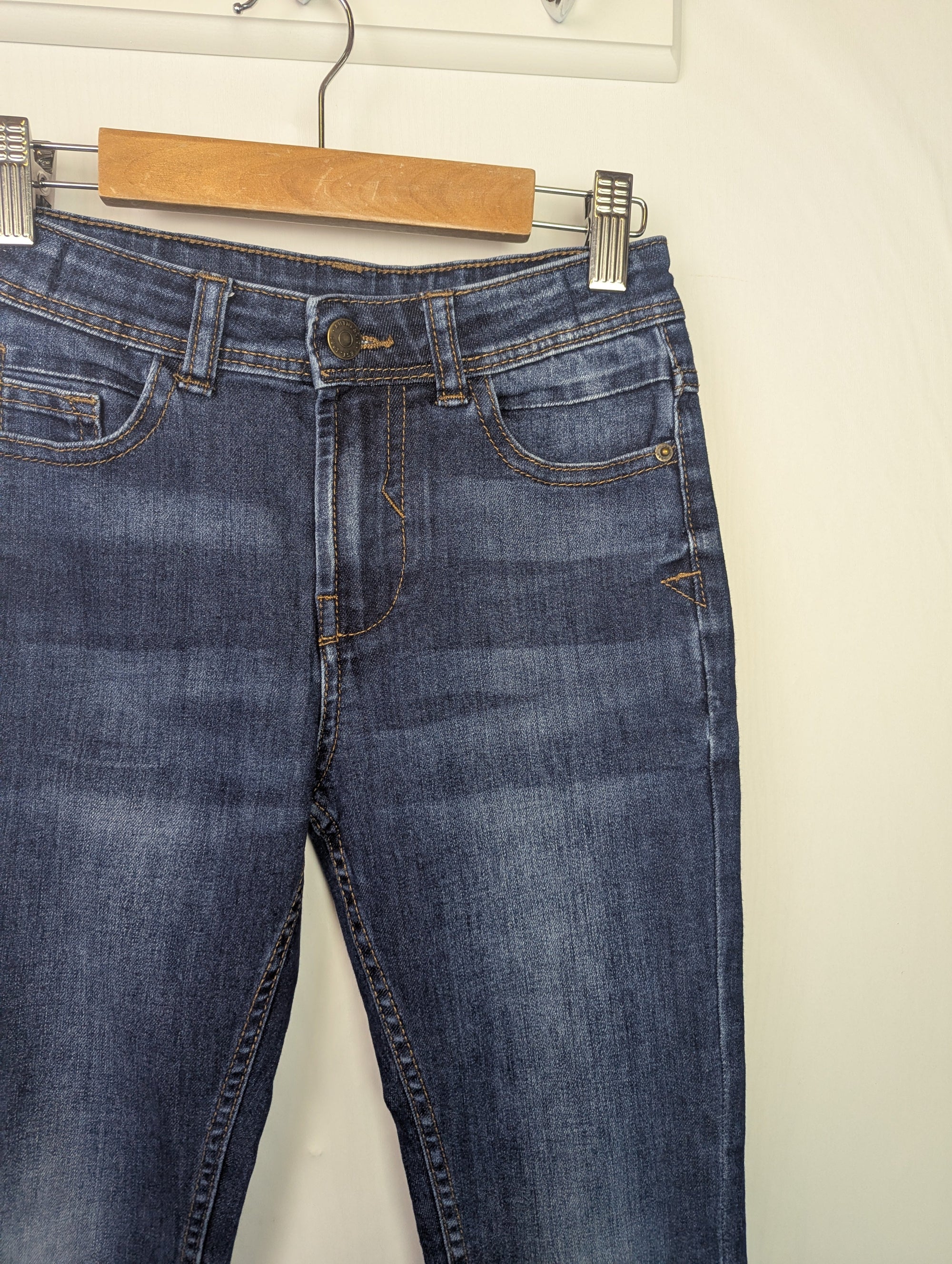 George Dark Blue Denin Jeans - Boys 7 - 8 Years - Little Ones Preloved. Second Hand Children's & Preloved Baby, Kids, Girls & Boys Clothes. UK online