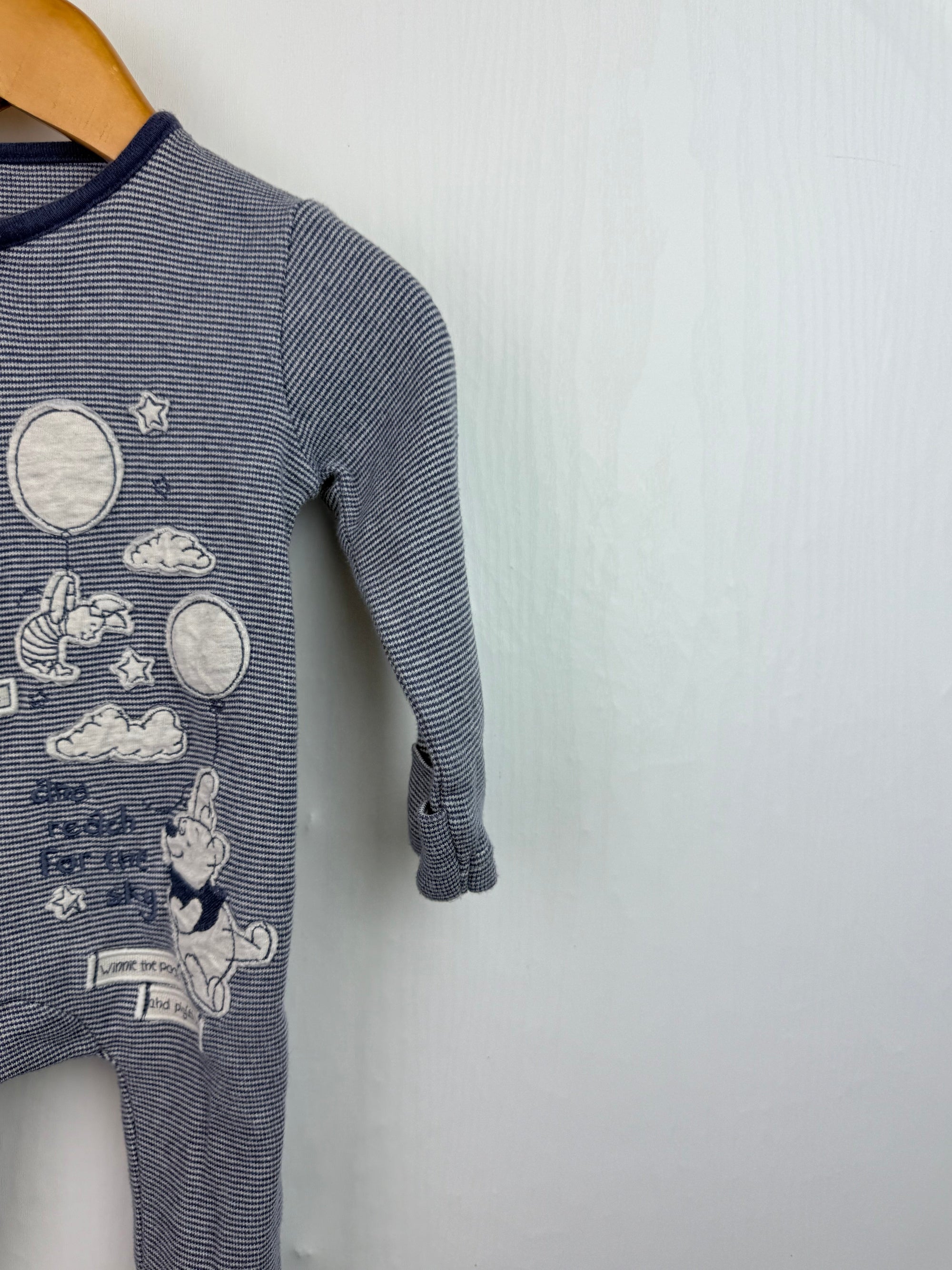 George Disney Pooh Sleepsuit - Unisex 0 - 3 Months - Little Ones Preloved. Second Hand Children's & Preloved Baby, Kids, Girls & Boys Clothes. UK online