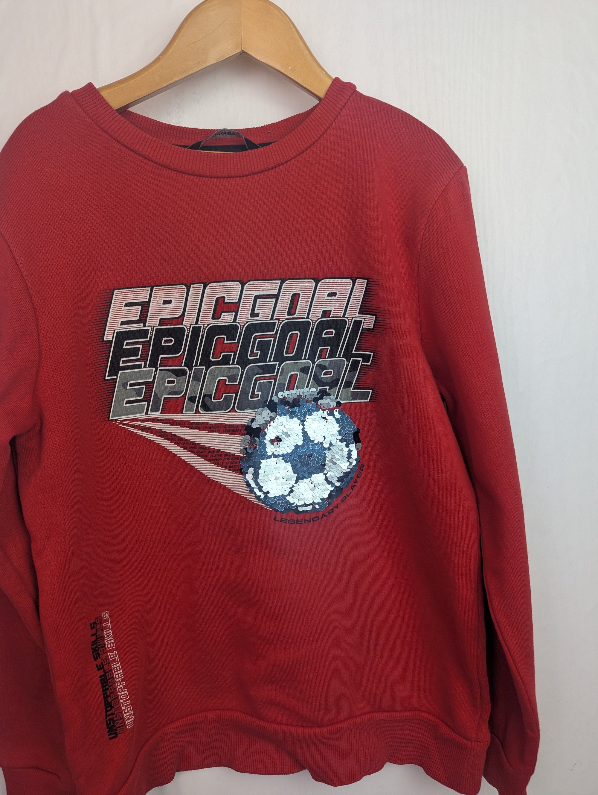 George 'Epic Goal' Jumper - Boys 9 - 10 Years - Little Ones Preloved. Second Hand Children's & Preloved Baby, Kids, Girls & Boys Clothes. UK online