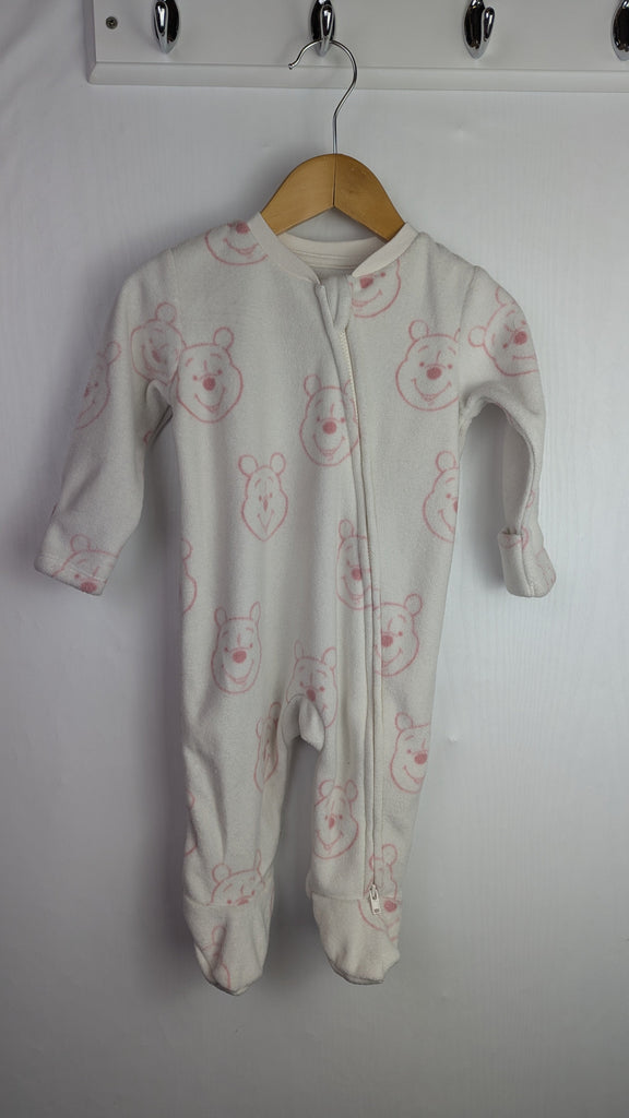 George Fleece Disney Winnie The Pooh Sleepsuit - Girls 3-6 Months Little Ones Preloved Used, Preloved, Preworn Baby, Girls & Boys Clothes. Kids & Children's second hand Clothing UK Online. Cheap affordable. Brands including Next, Joules, Nutmeg Morrisons, TU, F&F, H&M.