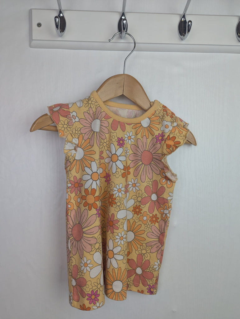 George Floral Top - Girls 9-12 Months Little Ones Preloved Used, Preloved, Preworn Baby, Girls & Boys Clothes. Kids & Children's second hand Clothing UK Online. Cheap affordable. Brands including Next, Joules, Nutmeg Morrisons, TU, F&F, H&M.