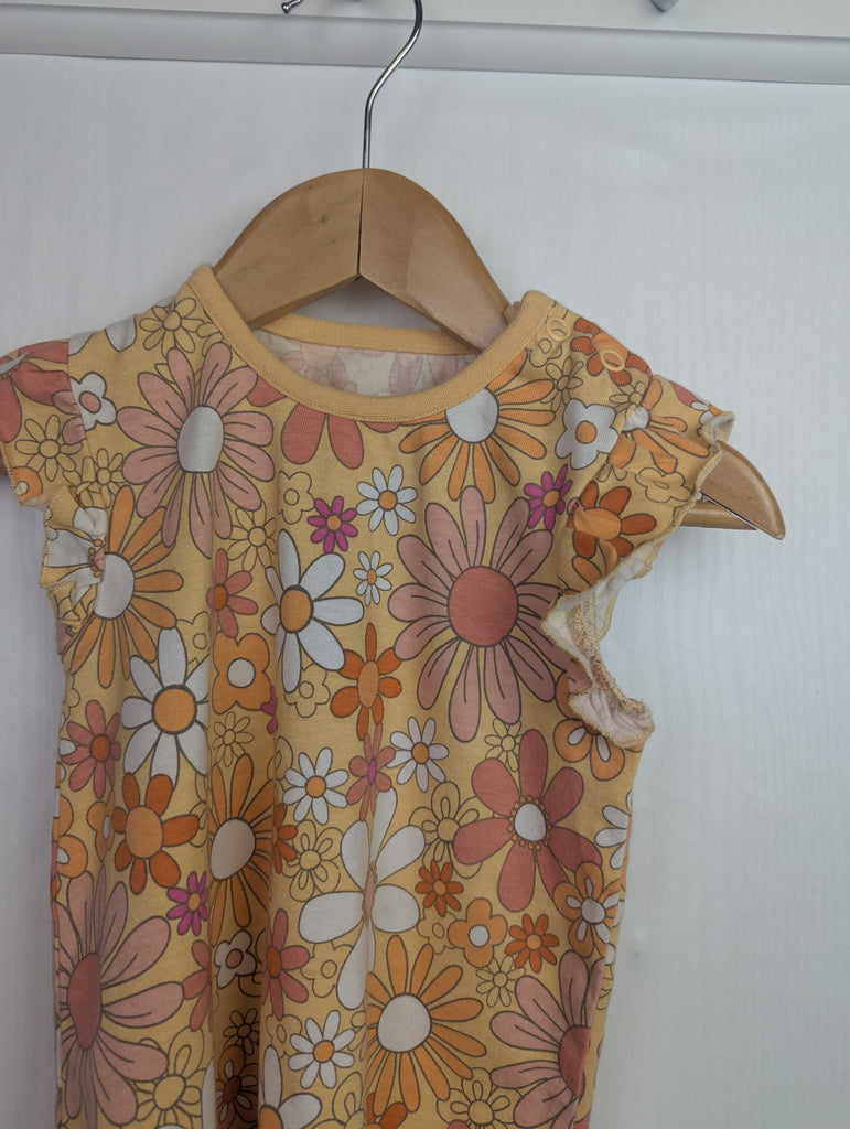 George Floral Top - Girls 9-12 Months Little Ones Preloved Used, Preloved, Preworn Baby, Girls & Boys Clothes. Kids & Children's second hand Clothing UK Online. Cheap affordable. Brands including Next, Joules, Nutmeg Morrisons, TU, F&F, H&M.