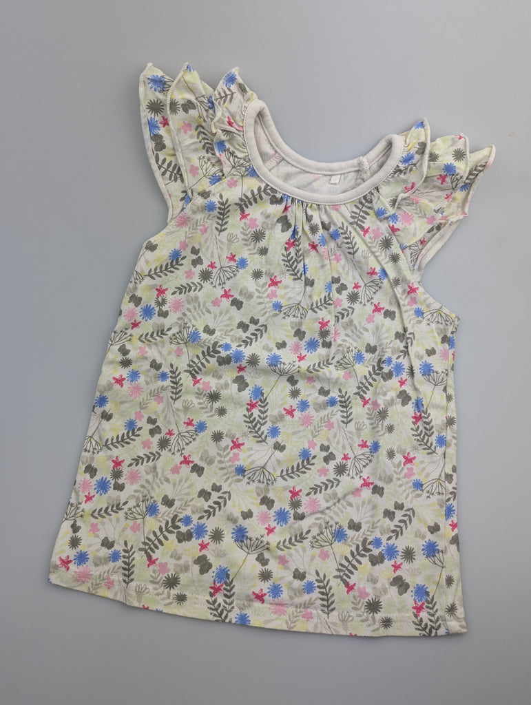 George Floral Vest Top - Girls 3-4 Years Little Ones Preloved Used, Preloved, Preworn Baby, Girls & Boys Clothes. Kids & Children's second hand Clothing UK Online. Cheap affordable. Brands including Next, Joules, Nutmeg Morrisons, TU, F&F, H&M.