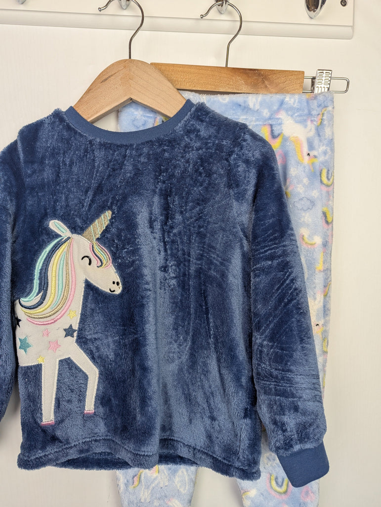 George Fluffy Unicorn Pyjamas - Girls 3-4 Years Little Ones Preloved Used, Preloved, Preworn Baby, Girls & Boys Clothes. Kids & Children's second hand Clothing UK Online. Cheap affordable. Brands including Next, Joules, Nutmeg Morrisons, TU, F&F, H&M.