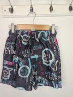 George Grafitti Swim Shorts - Boys 5 - 6 Years - Little Ones Preloved. Second Hand Children's & Preloved Baby, Kids, Girls & Boys Clothes. UK online