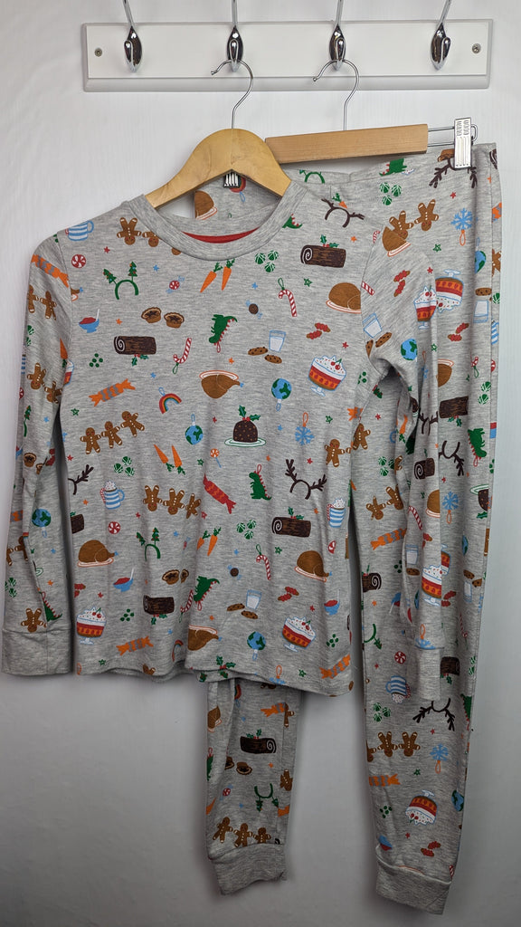 George Grey Christmas Pyjama Set - Unisex 12-13 Years Little Ones Preloved Used, Preloved, Preworn & Second Hand Baby, Kids & Children's Clothing UK Online. Cheap affordable. Brands including Next, Joules, Nutmeg Morrisons, TU, F&F, H&M.