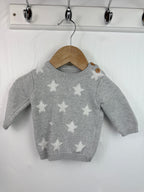 George Grey Star Jumper - Boys Newborn - Little Ones Preloved. Second Hand Children's & Preloved Baby, Kids, Girls & Boys Clothes. UK online