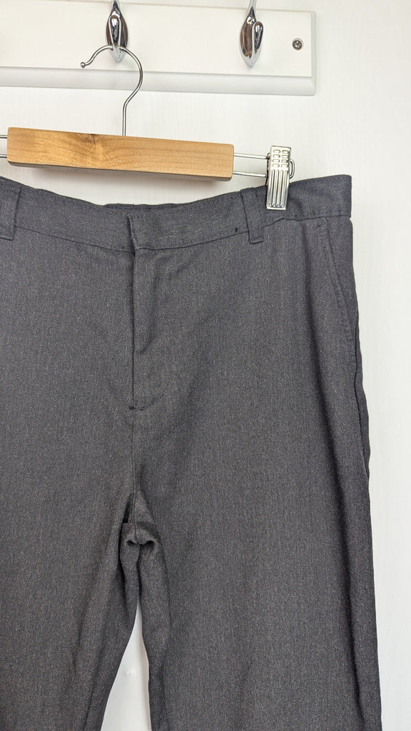 George Grey Straight Leg School Trousers - Boys 13-14 Years George Used, Preloved, Preworn & Second Hand Baby, Kids & Children's Clothing UK Online. Cheap affordable. Brands including Next, Joules, Nutmeg Morrisons, TU, F&F, H&M.