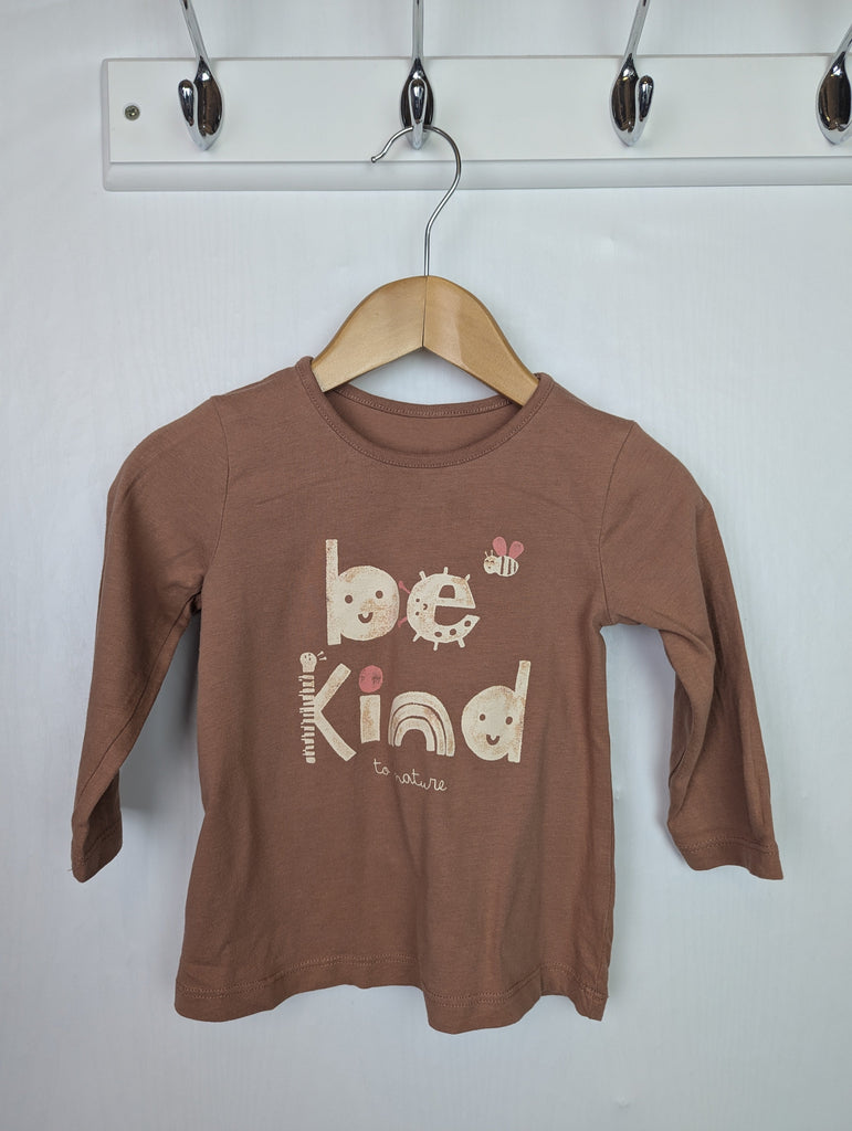 George 'Kind to Nature' Top - Unisex 6-9 Months Little Ones Preloved Used, Preloved, Preworn Baby, Girls & Boys Clothes. Kids & Children's second hand Clothing UK Online. Cheap affordable. Brands including Next, Joules, Nutmeg Morrisons, TU, F&F, H&M.