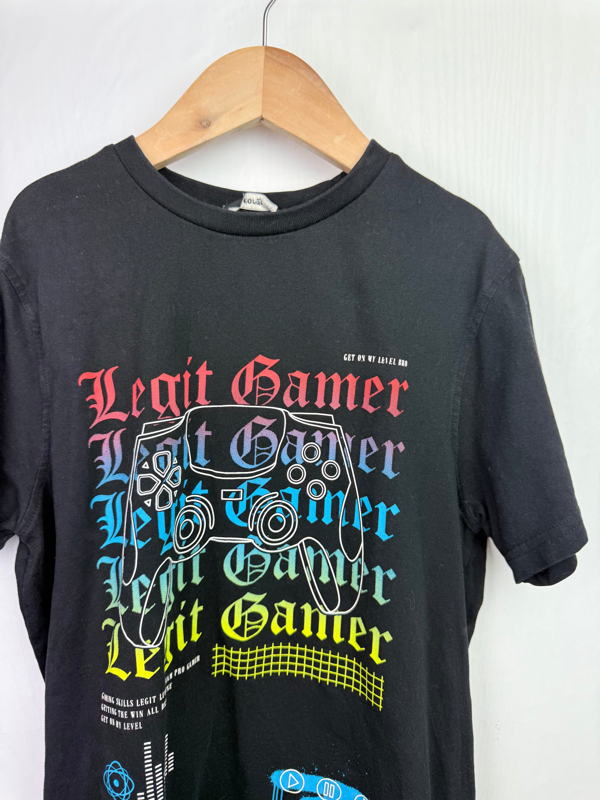 George Legit Gamer Short Sleeve Top - Boys 13 - 14 Years - Little Ones Preloved. Second Hand Children's & Preloved Baby, Kids, Girls & Boys Clothes. UK online