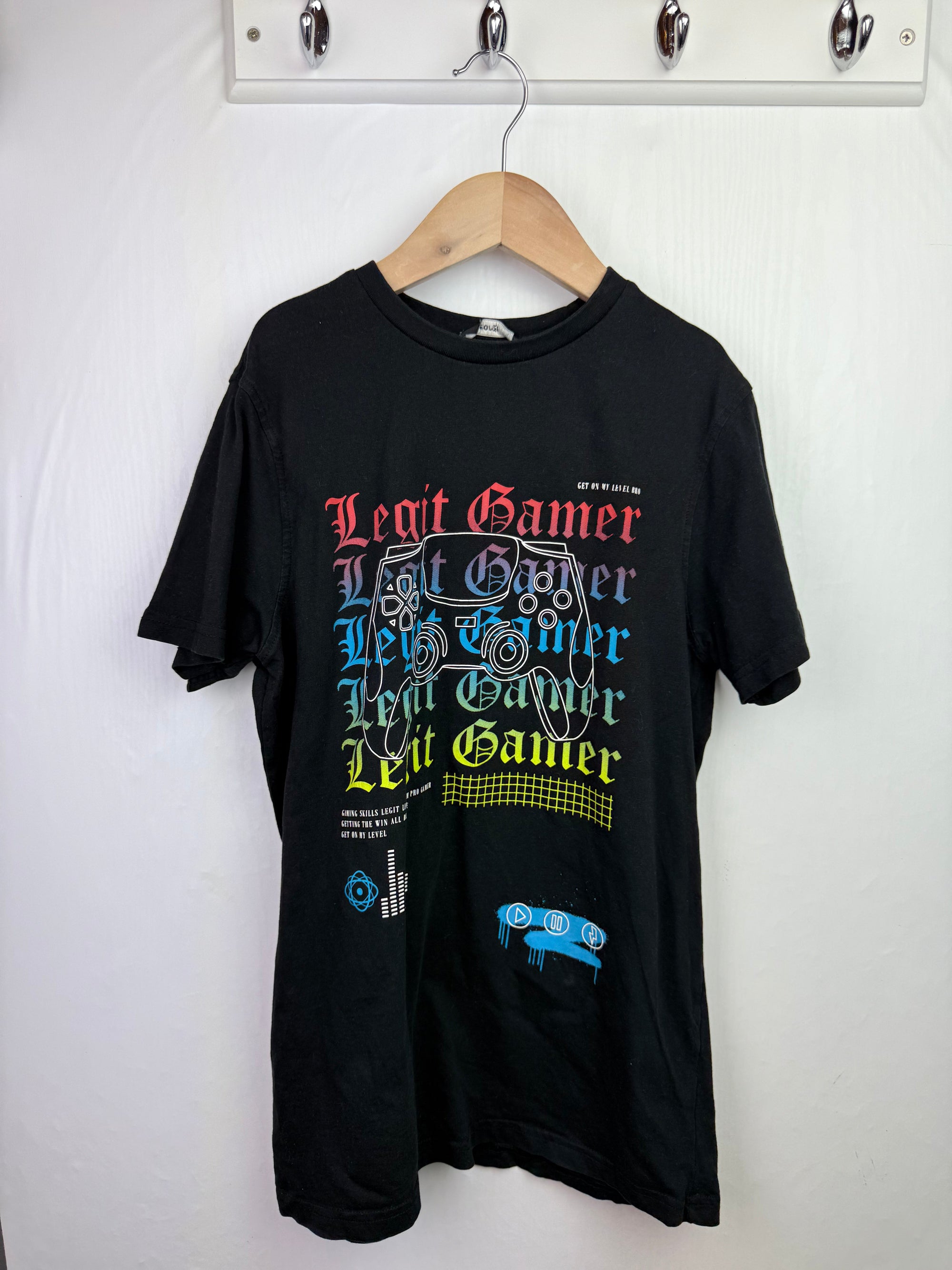 George Legit Gamer Short Sleeve Top - Boys 13 - 14 Years - Little Ones Preloved. Second Hand Children's & Preloved Baby, Kids, Girls & Boys Clothes. UK online