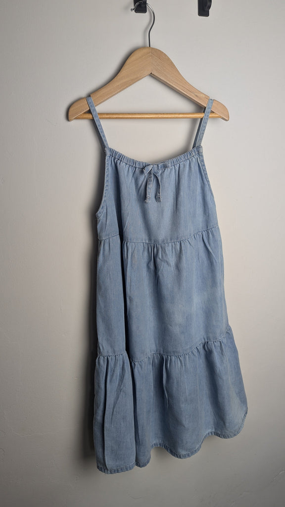 George Light Blue Denim Dress - Girls 7-8 Years Little Ones Preloved Used, Preloved, Preworn & Second Hand Baby, Kids & Children's Clothing UK Online. Cheap affordable. Brands including Next, Joules, Nutmeg Morrisons, TU, F&F, H&M.