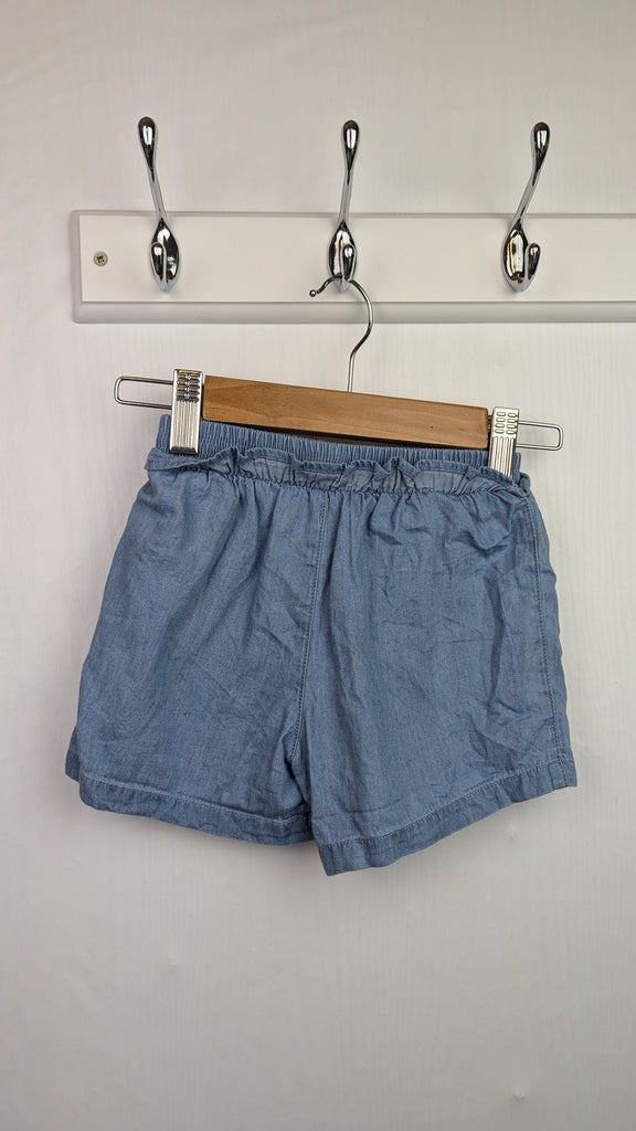 George Light Blue Denim Shorts - Girls 2-3 Years Little Ones Preloved Used, Preloved, Preworn & Second Hand Baby, Kids & Children's Clothing UK Online. Cheap affordable. Brands including Next, Joules, Nutmeg Morrisons, TU, F&F, H&M.