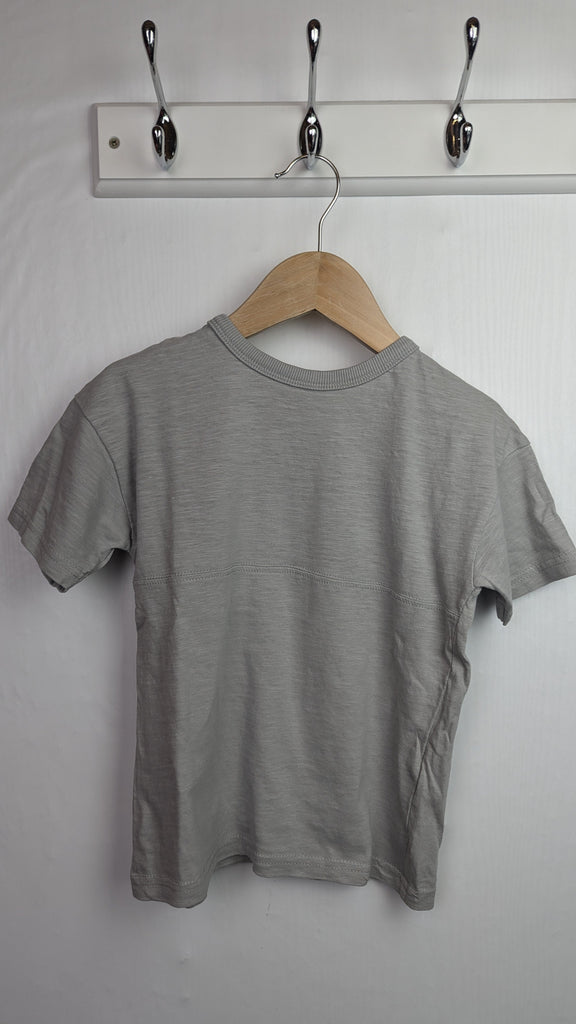 George Light Grey Short Sleeve Top - Boys 3-4 Years Little Ones Preloved Used, Preloved, Preworn Baby, Girls & Boys Clothes. Kids & Children's second hand Clothing UK Online. Cheap affordable. Brands including Next, Joules, Nutmeg Morrisons, TU, F&F, H&M.