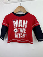 George 'Man of the Match' England Top - Boys 6 - 9 Months - Little Ones Preloved. Second Hand Children's & Preloved Baby, Kids, Girls & Boys Clothes. UK online