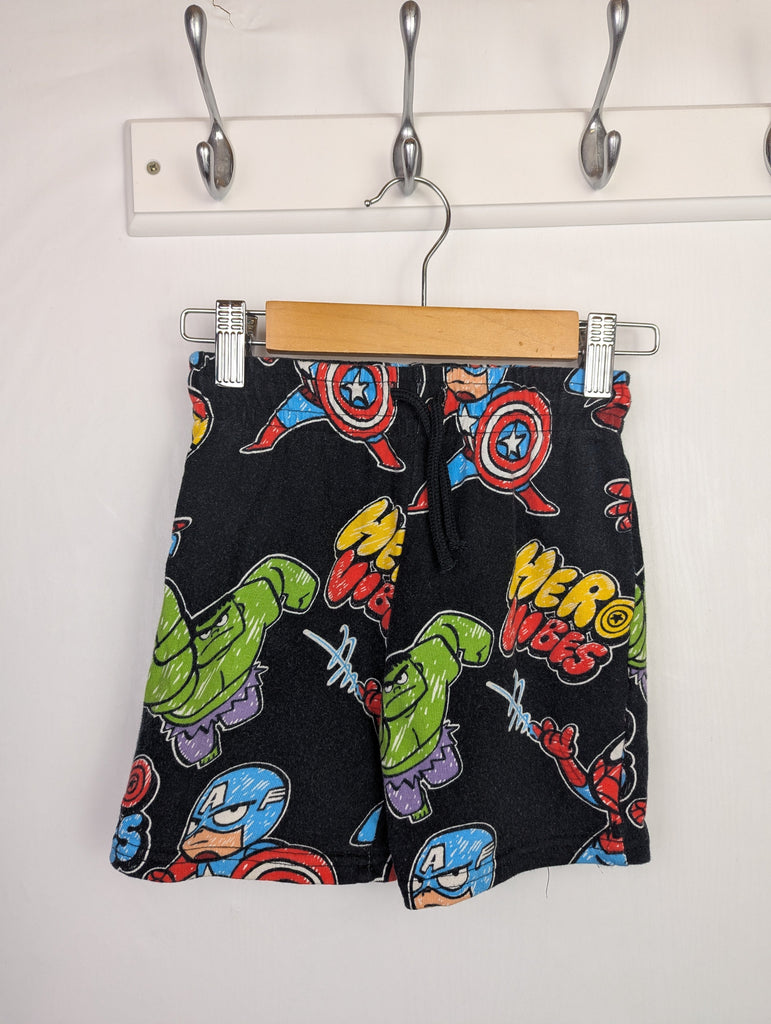 George Marvel Shorts - Boys 4-5 Years Little Ones Preloved Used, Preloved, Preworn Baby, Girls & Boys Clothes. Kids & Children's second hand Clothing UK Online. Cheap affordable. Brands including Next, Joules, Nutmeg Morrisons, TU, F&F, H&M.