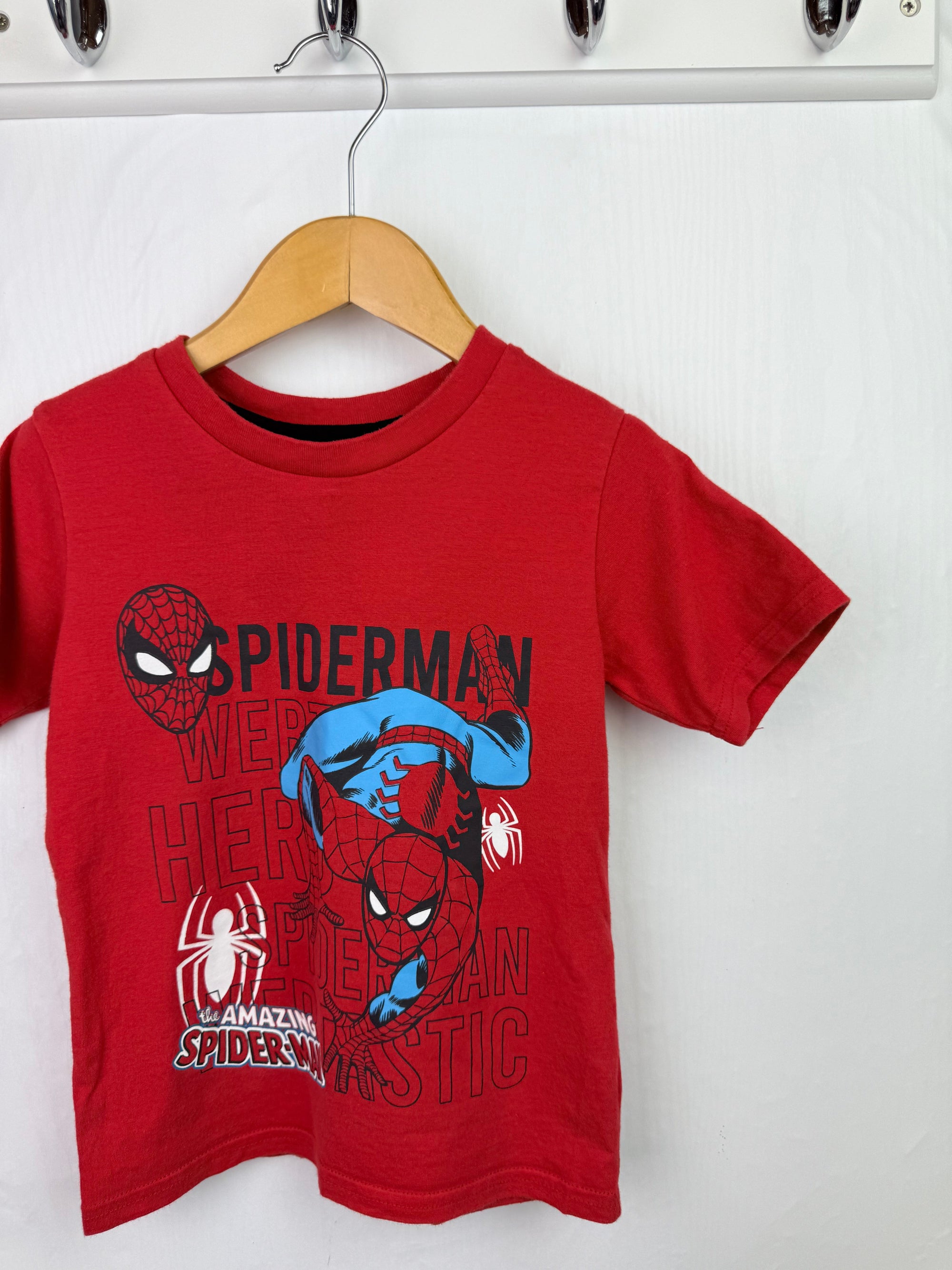 George Marvel Spiderman Top - Boys 3 - 4 Years - Little Ones Preloved. Second Hand Children's & Preloved Baby, Kids, Girls & Boys Clothes. UK online