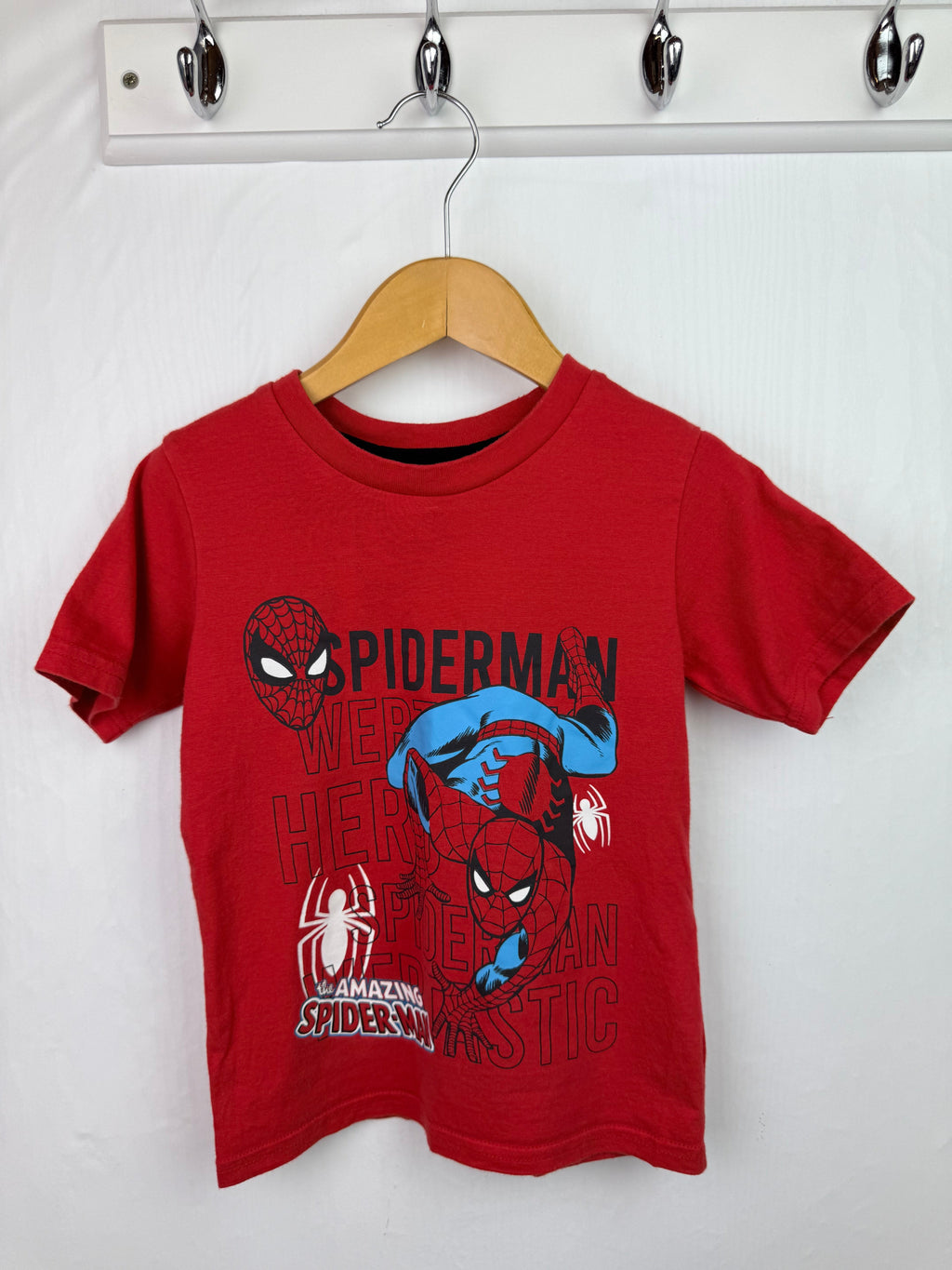 George Marvel Spiderman Top - Boys 3 - 4 Years - Little Ones Preloved. Second Hand Children's & Preloved Baby, Kids, Girls & Boys Clothes. UK online