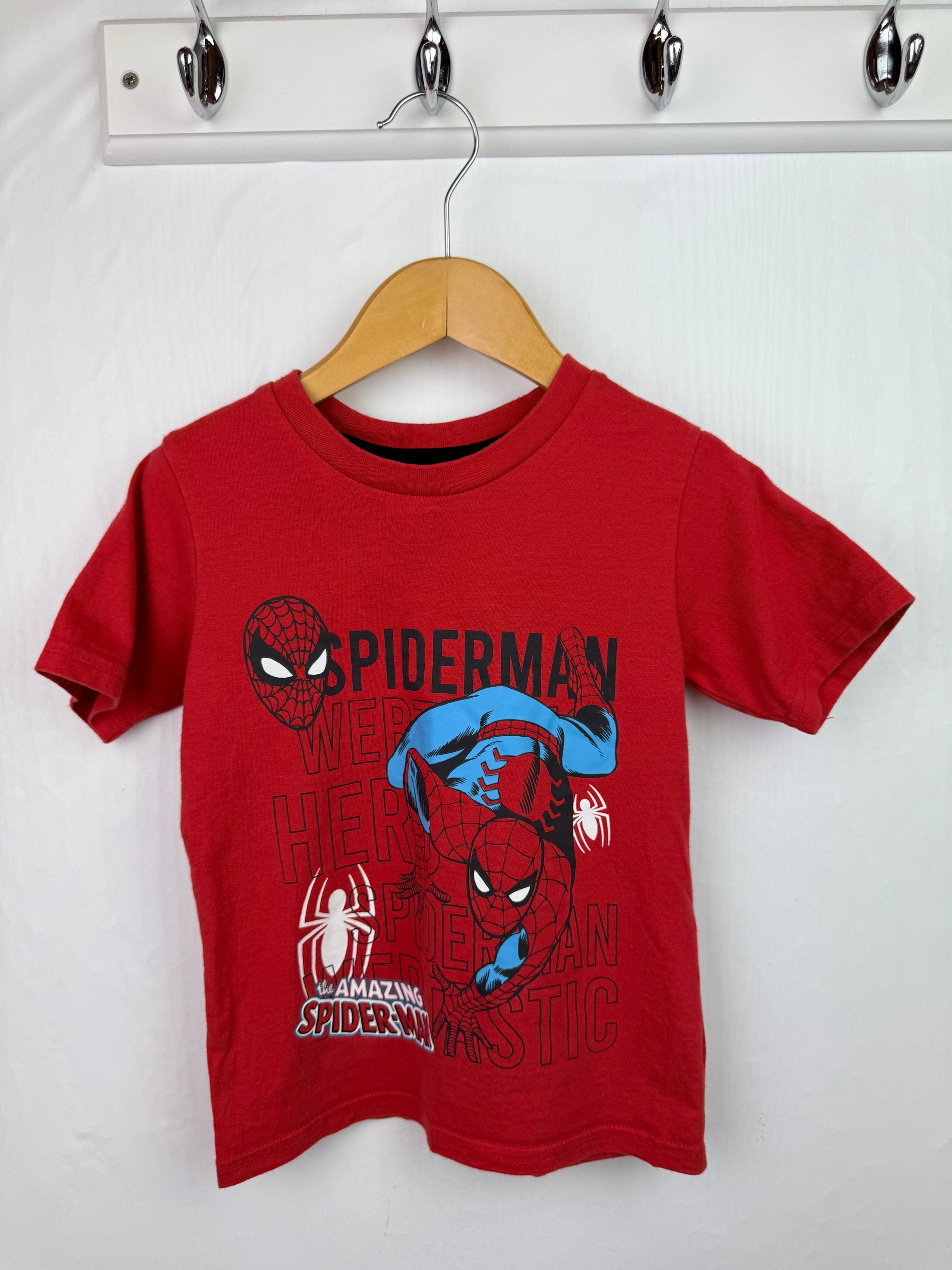 George Marvel Spiderman Top - Boys 3 - 4 Years - Little Ones Preloved. Second Hand Children's & Preloved Baby, Kids, Girls & Boys Clothes. UK online