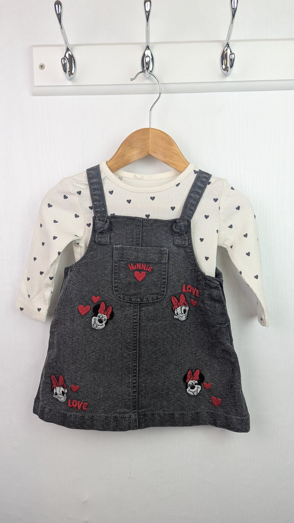 George Minnie Mouse Dress & Bodysuit - Girls 3-6 Months Little Ones Preloved Used, Preloved, Preworn & Second Hand Baby, Kids & Children's Clothing UK Online. Cheap affordable. Brands including Next, Joules, Nutmeg Morrisons, TU, F&F, H&M.