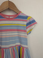 George Multicoloured Dress - Girls 3 - 4 Years - Little Ones Preloved. Second Hand Children's & Preloved Baby, Kids, Girls & Boys Clothes. UK online