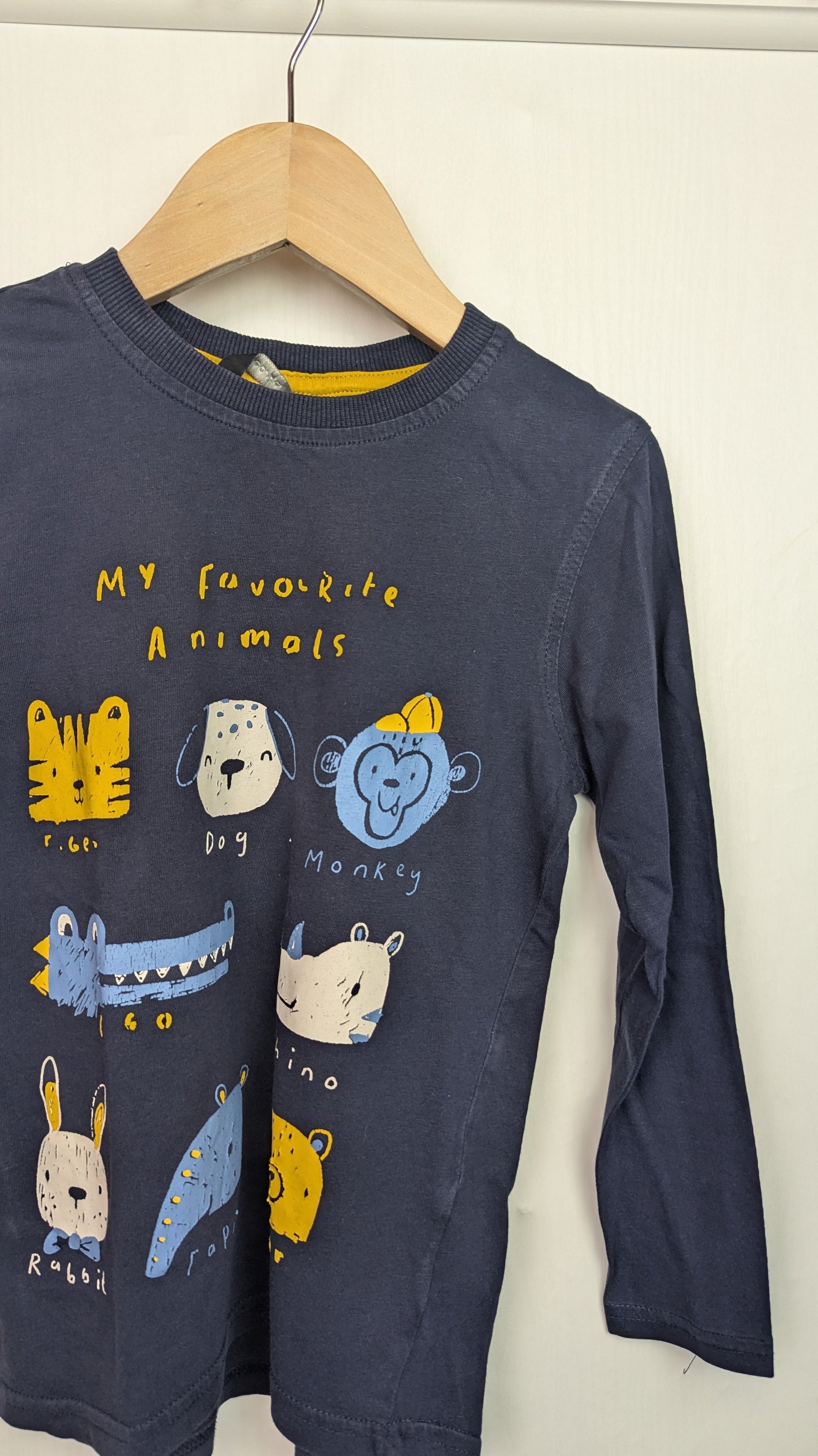 George Navy Animals Top - Boys 5 - 6 Years - Little Ones Preloved. Second Hand Children's & Preloved Baby, Kids, Girls & Boys Clothes. UK online