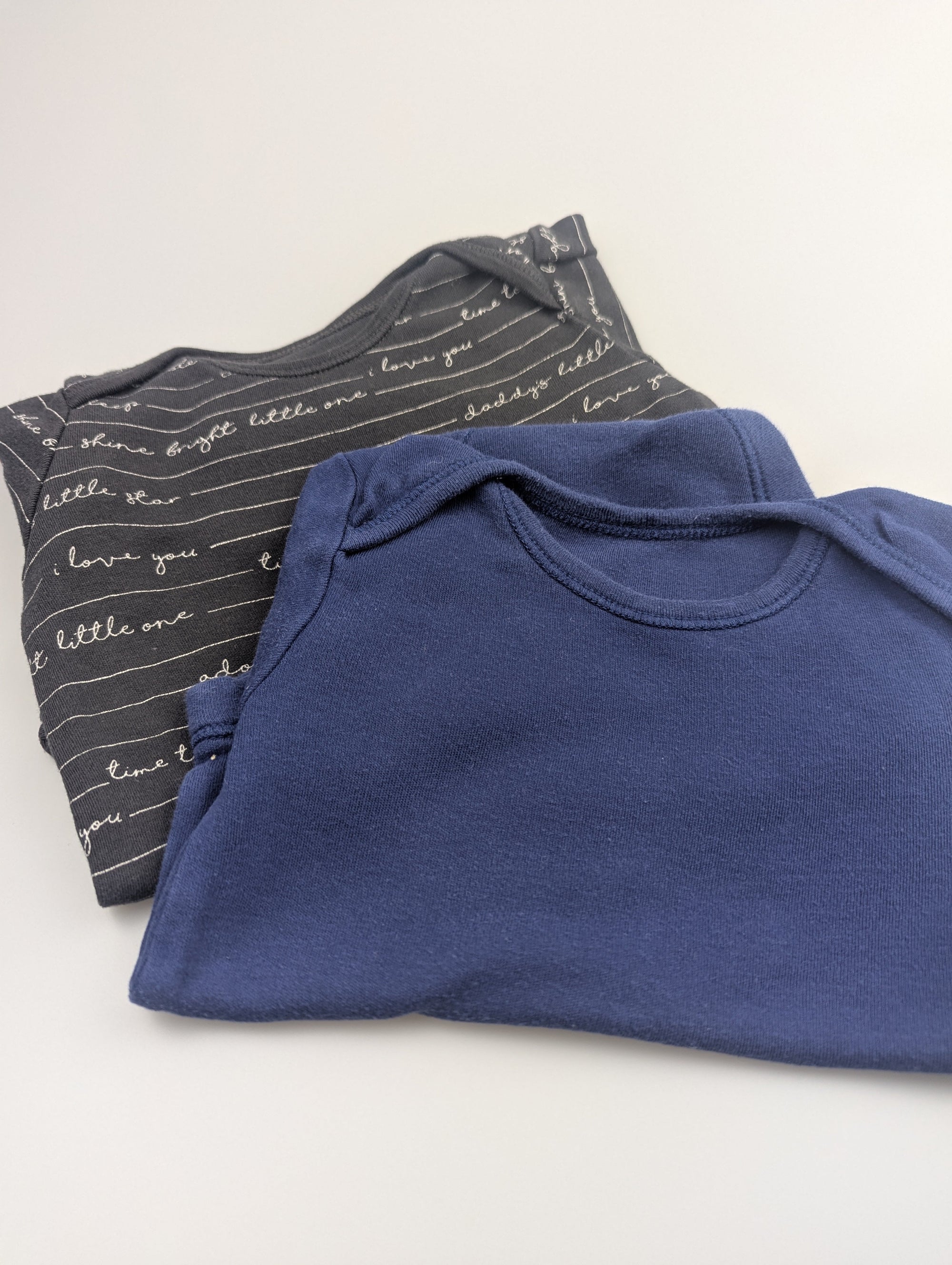George Navy & Black Bodysuits - Boys 12 - 18 Months - Little Ones Preloved. Second Hand Children's & Preloved Baby, Kids, Girls & Boys Clothes. UK online