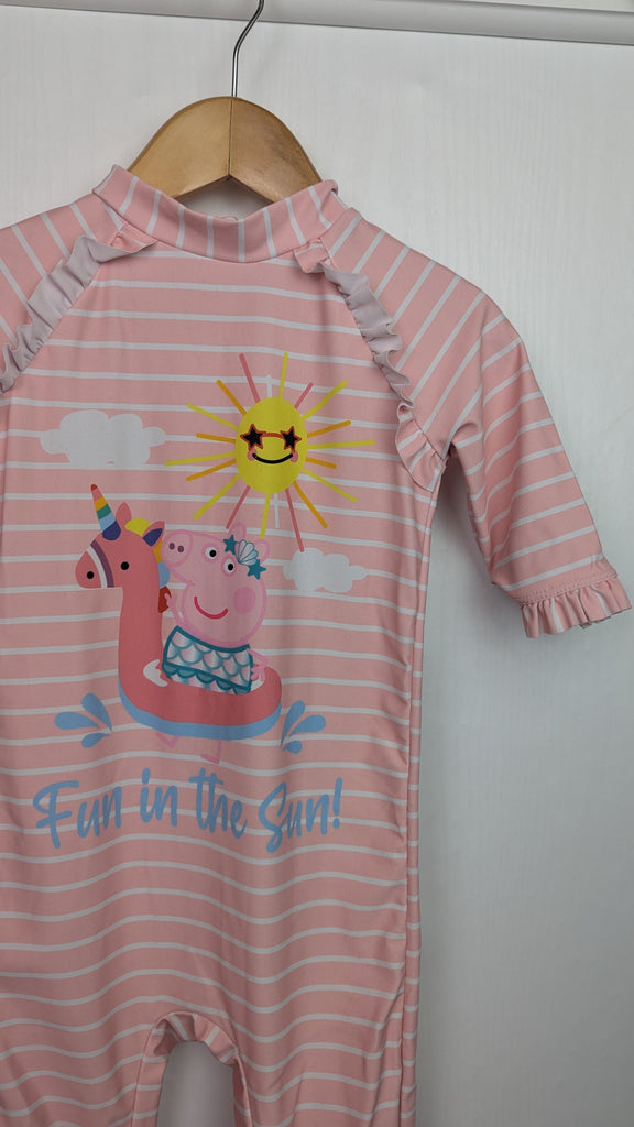 George Peppa Pig Swimsuit - Girls 18-24 Months Little Ones Preloved Used, Preloved, Preworn & Second Hand Baby, Kids & Children's Clothing UK Online. Cheap affordable. Brands including Next, Joules, Nutmeg Morrisons, TU, F&F, H&M.