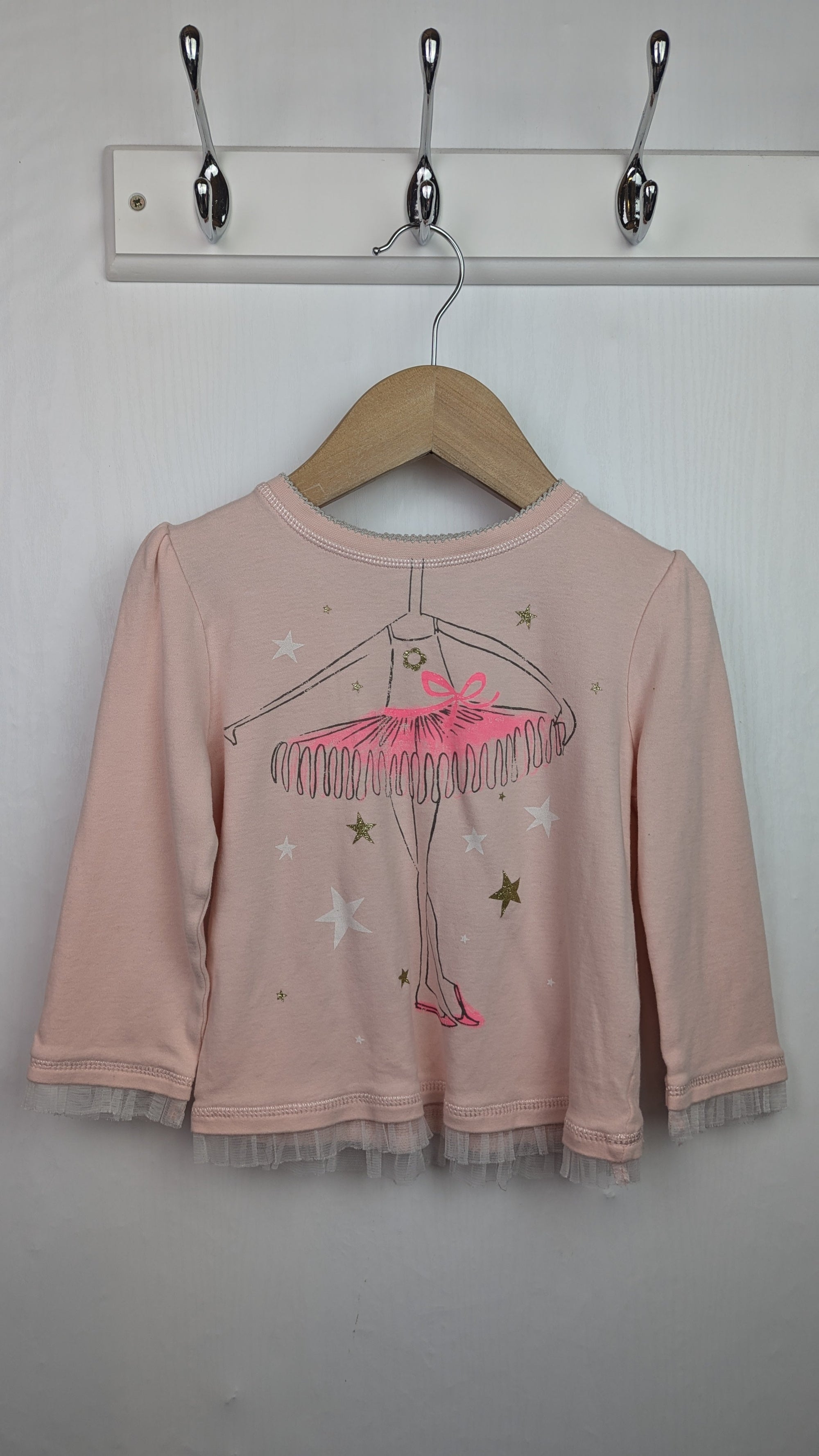 George Pink Ballerina Top - Girls 3 - 4 Years - Little Ones Preloved. Second Hand Children's & Preloved Baby, Kids, Girls & Boys Clothes. UK online