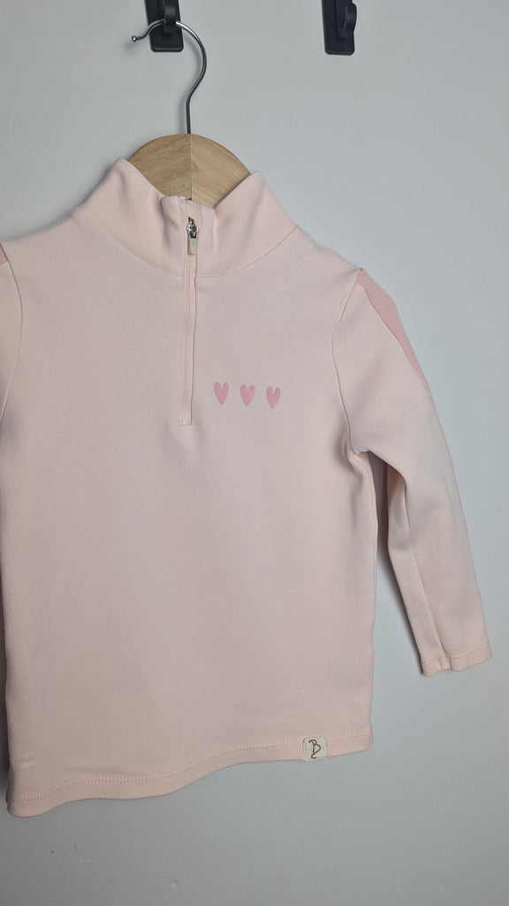 George Pink Billie Faiers Half Zip Jumper - Girls 3-4 Years Little Ones Preloved Used, Preloved, Preworn Baby, Girls & Boys Clothes. Kids & Children's second hand Clothing UK Online. Cheap affordable. Brands including Next, Joules, Nutmeg Morrisons, TU, F&F, H&M.