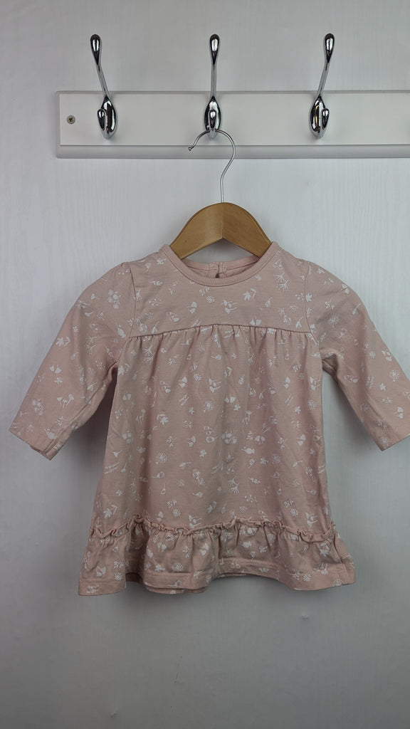 George Pink Floral Dress - Girls 3-6 Months Little Ones Preloved Used, Preloved, Preworn & Second Hand Baby, Kids & Children's Clothing UK Online. Cheap affordable. Brands including Next, Joules, Nutmeg Morrisons, TU, F&F, H&M.