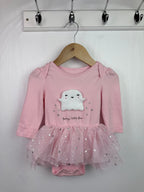 George Pink Ghost Halloween Bodysuit - Girls 6 - 9 Months - Little Ones Preloved. Second Hand Children's & Preloved Baby, Kids, Girls & Boys Clothes. UK online