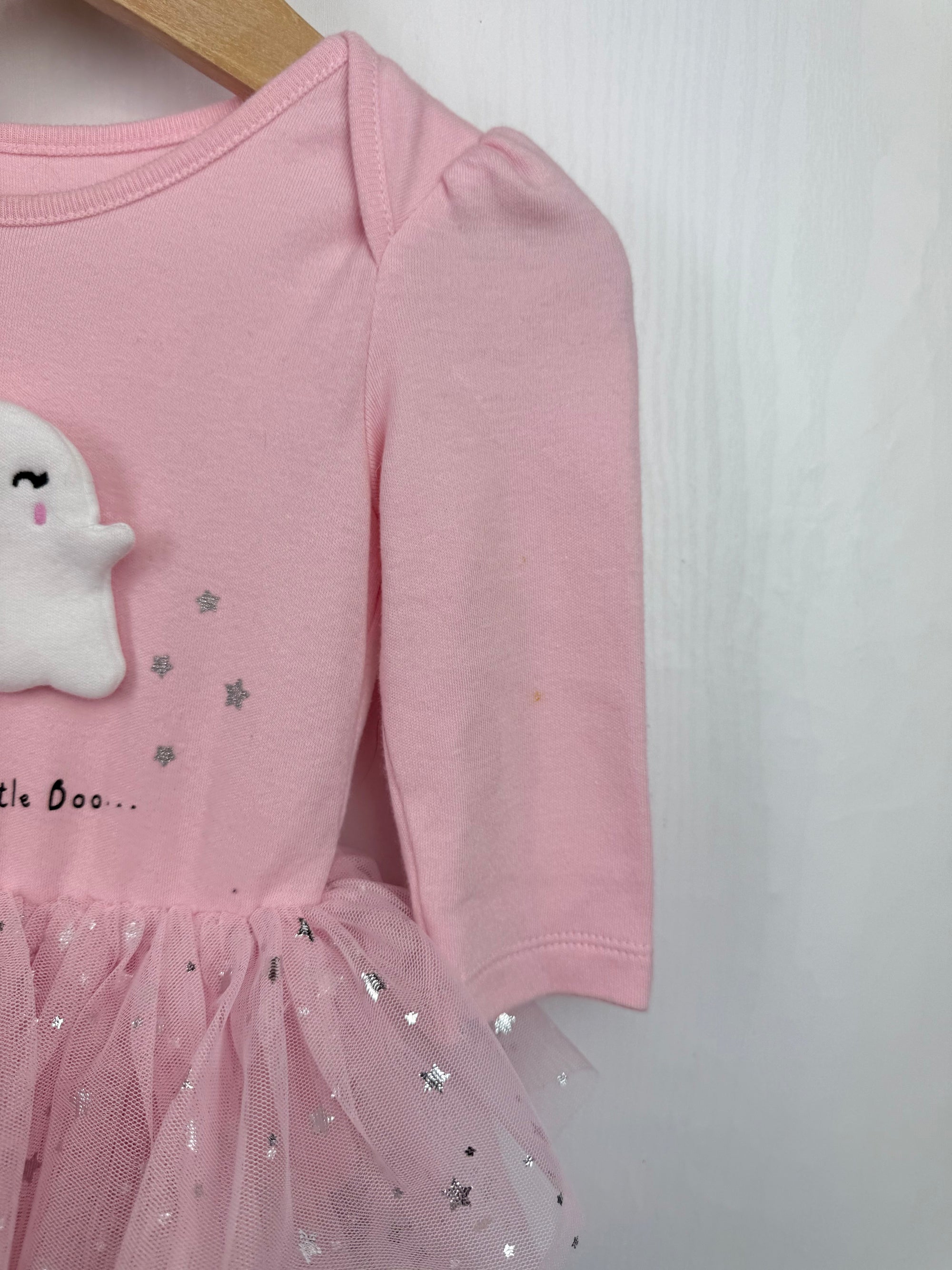 George Pink Ghost Halloween Bodysuit - Girls 6 - 9 Months - Little Ones Preloved. Second Hand Children's & Preloved Baby, Kids, Girls & Boys Clothes. UK online