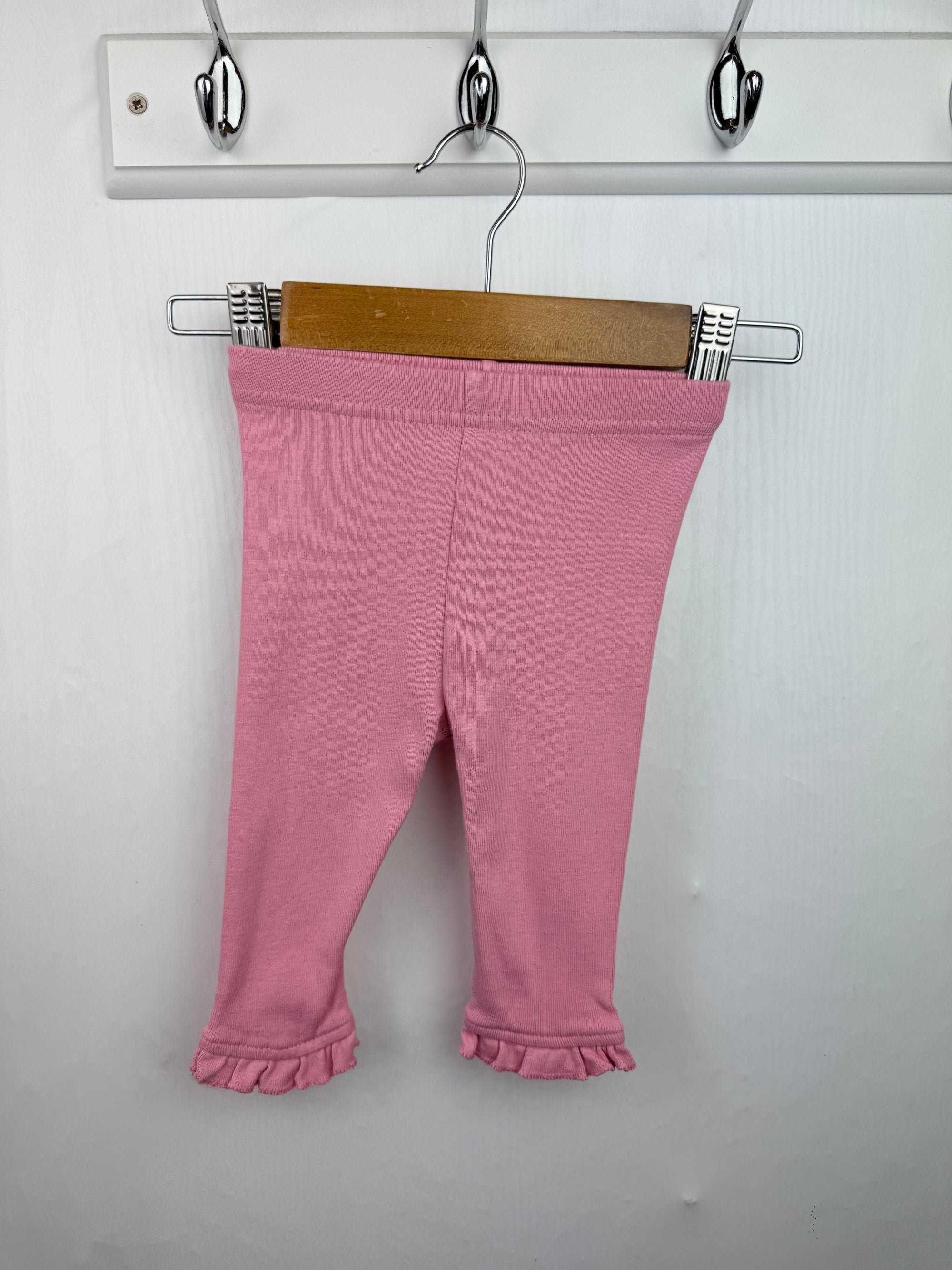 George Pink Ruffle Leggings - Girls 3 - 6 Months - Little Ones Preloved. Second Hand Children's & Preloved Baby, Kids, Girls & Boys Clothes. UK online