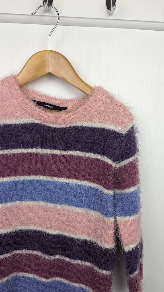 George Pink Striped Jumper - Girls 18-24 Months George Used, Preloved, Preworn & Second Hand Baby, Kids & Children's Clothing UK Online. Cheap affordable. Brands including Next, Joules, Nutmeg Morrisons, TU, F&F, H&M.