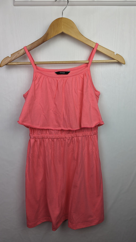 George Pink Summer Dress - Girls 8-9 Years George Used, Preloved, Preworn & Second Hand Baby, Kids & Children's Clothing UK Online. Cheap affordable. Brands including Next, Joules, Nutmeg Morrisons, TU, F&F, H&M.